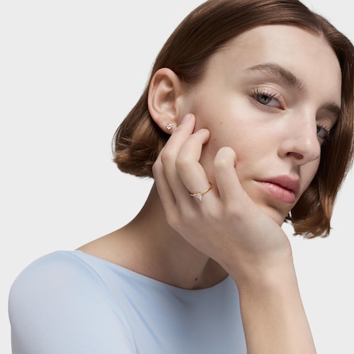 Gold Ring with lab-grown diamond Garden Of Love LGD