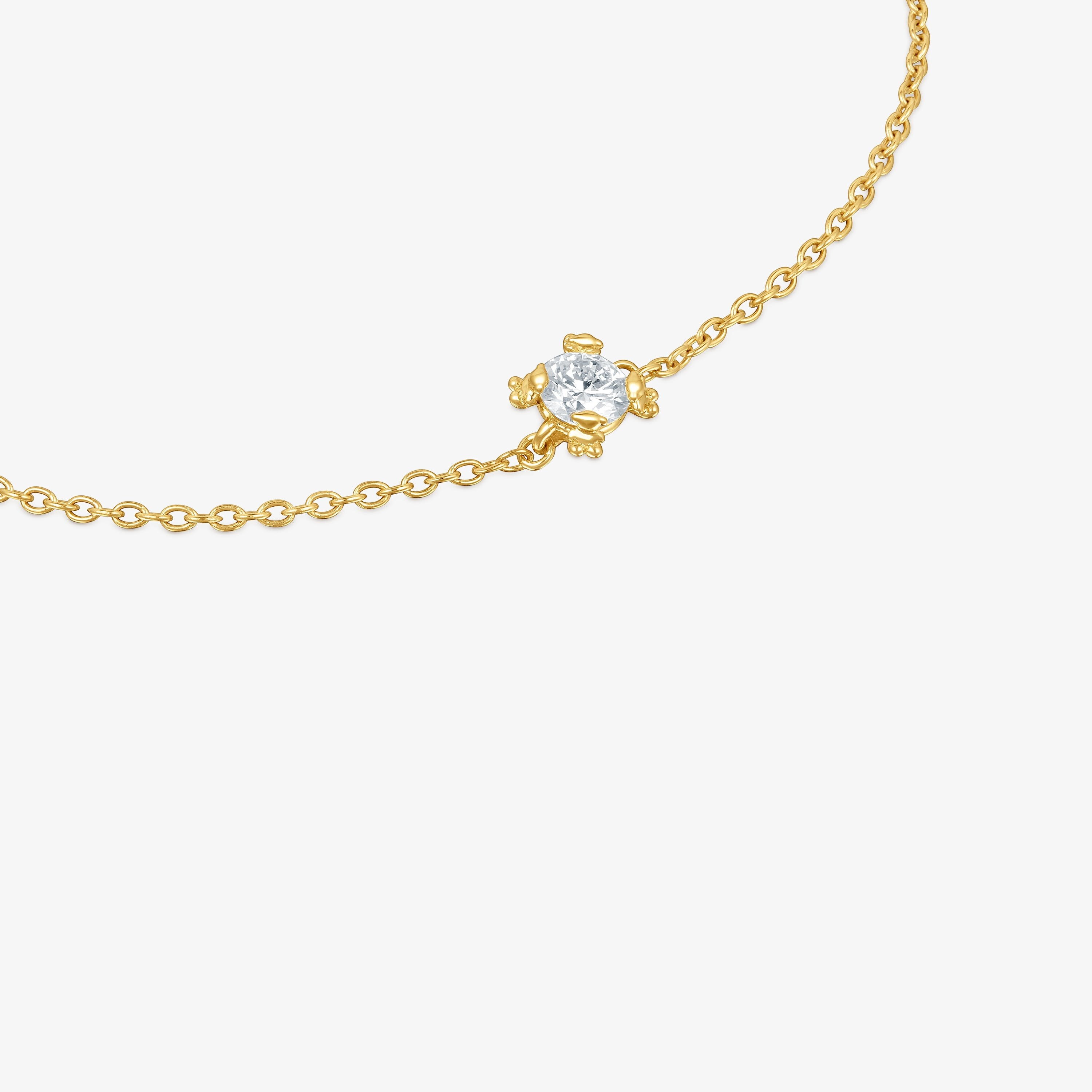 18K gold vermeil chain Bracelet with lab-grown diamond TOUS Color Pills