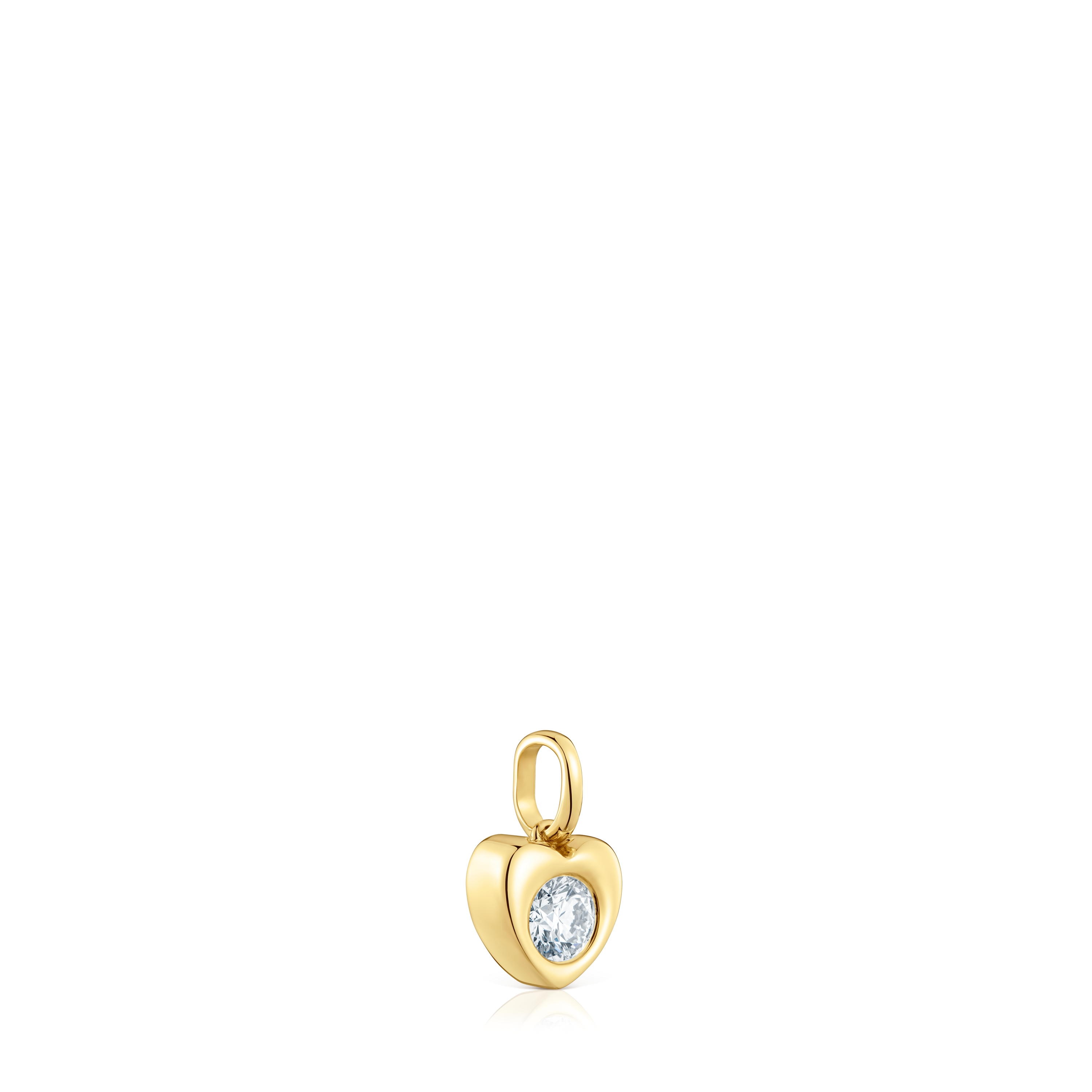 Gold Heart pendant with lab-grown diamond TOUS Lili