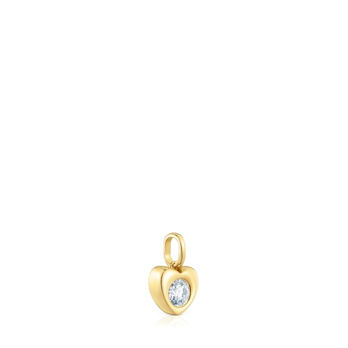 Gold Heart pendant with lab-grown diamond TOUS Lili