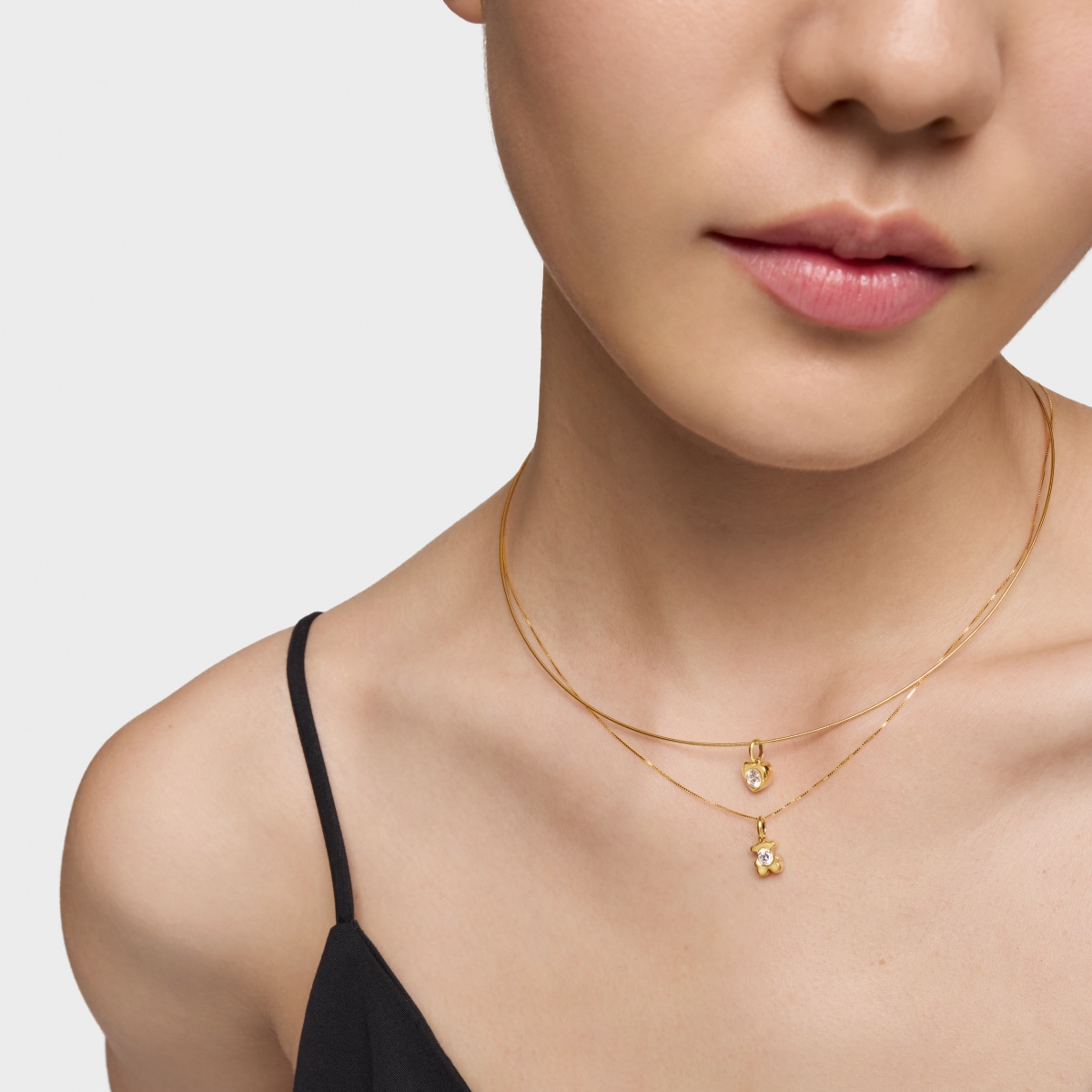 Gold Heart pendant with lab-grown diamond TOUS Lili