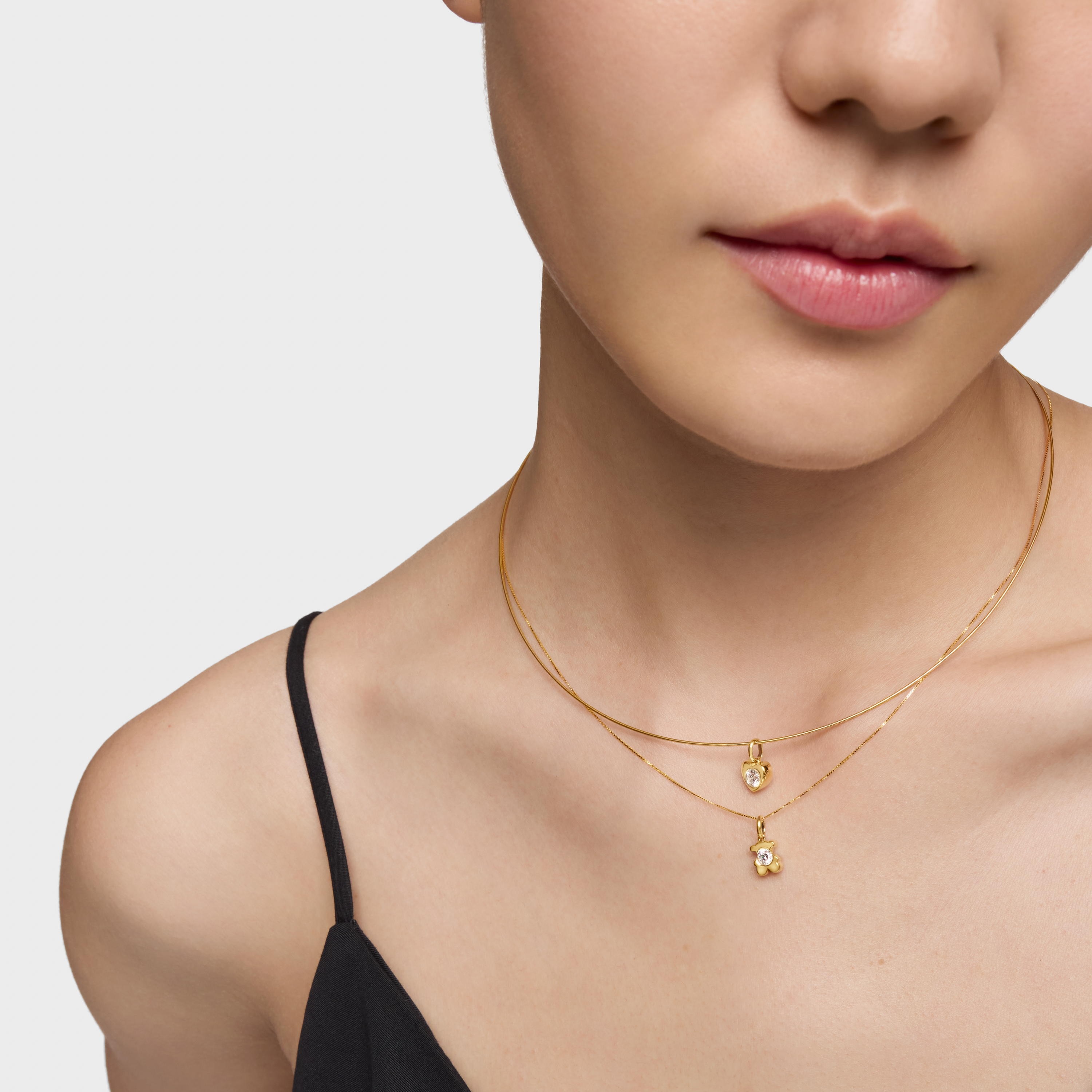 Gold Heart pendant with lab-grown diamond TOUS Lili
