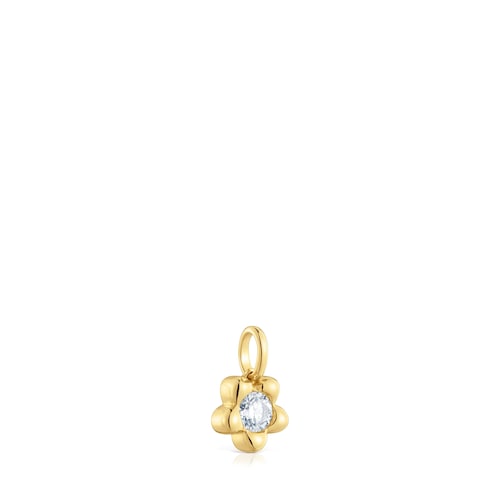 Gold Flower pendant with lab-grown diamond TOUS Lili
