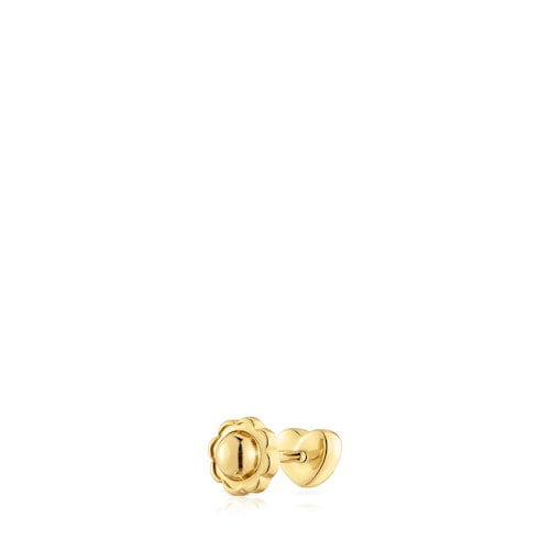 Gold Heart earrings with lab-grown diamonds TOUS Lili