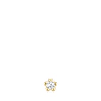Gold Flower earrings with lab-grown diamonds TOUS Lili