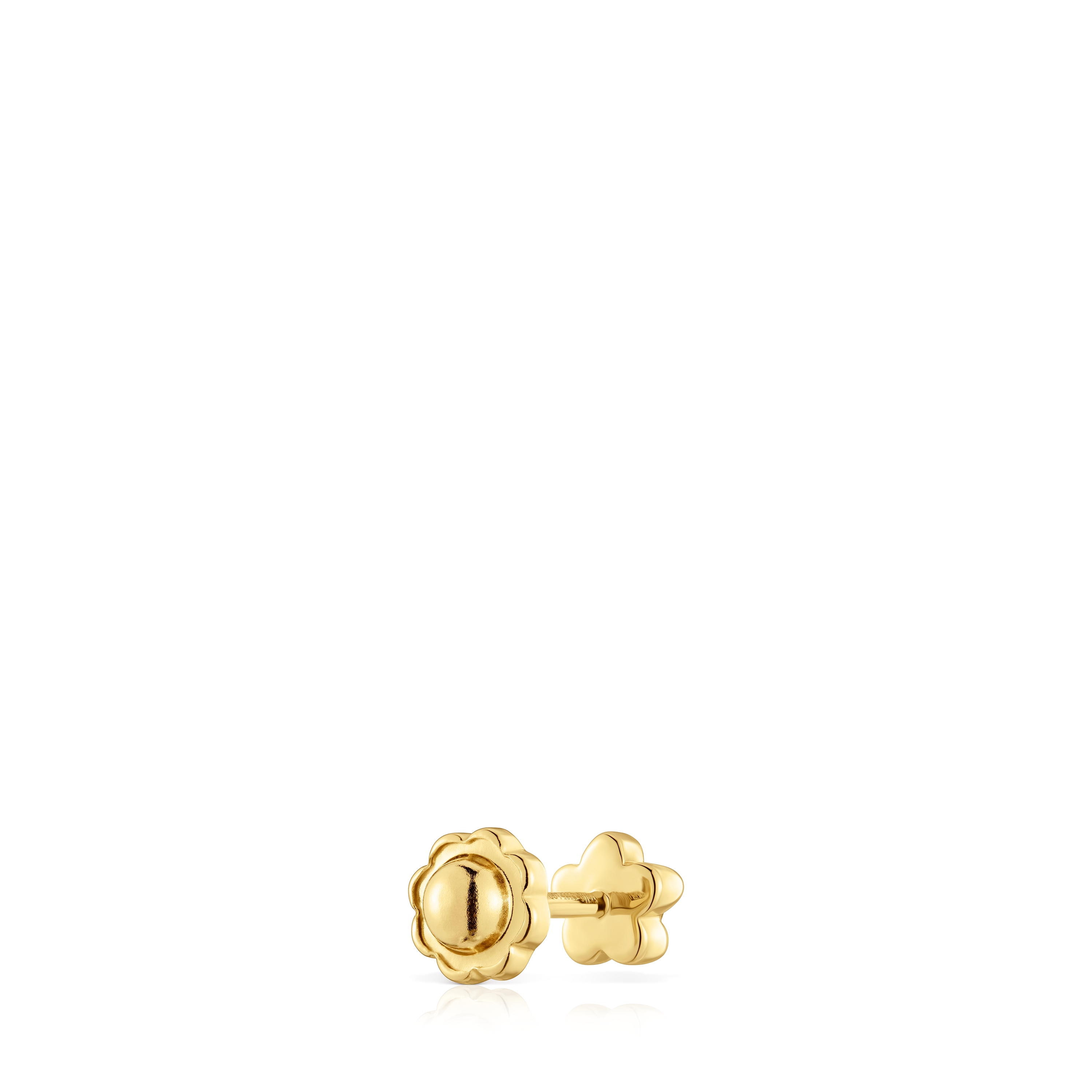 Gold Flower earrings with lab-grown diamonds TOUS Lili