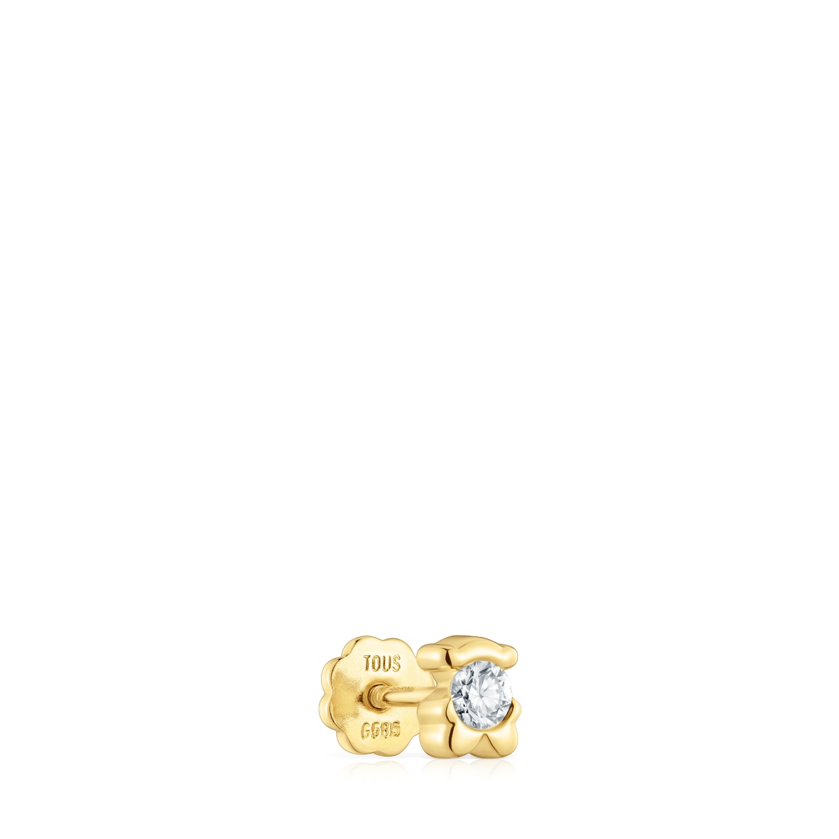 Gold Bear earring with lab-grown diamonds TOUS Lili