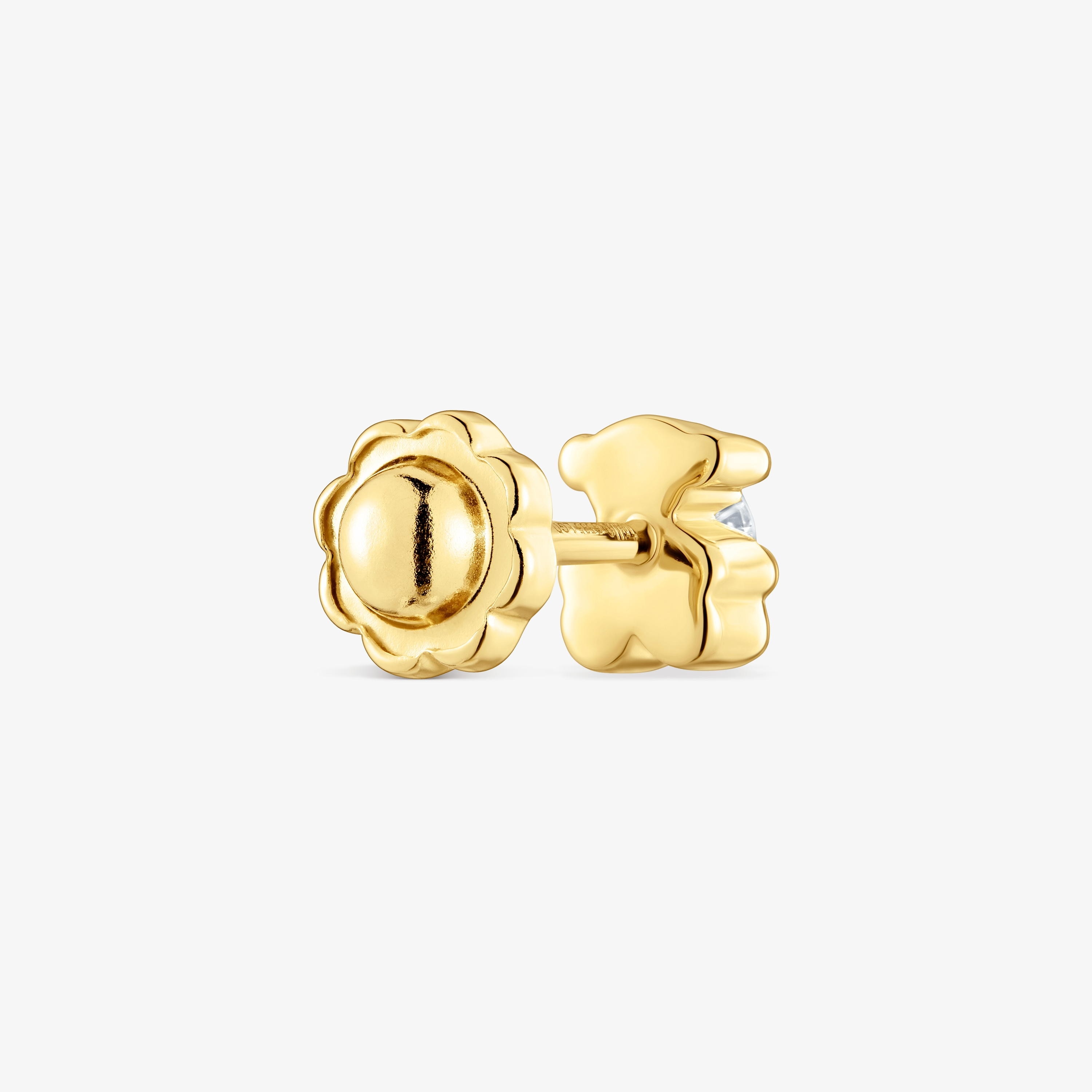 18K solid gold Bear earring with lab-grown diamonds TOUS Lili