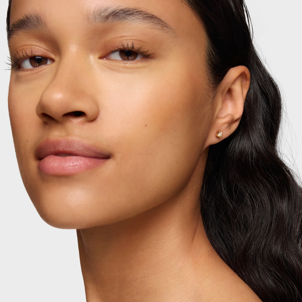 Gold Bear earring with lab-grown diamonds TOUS Lili