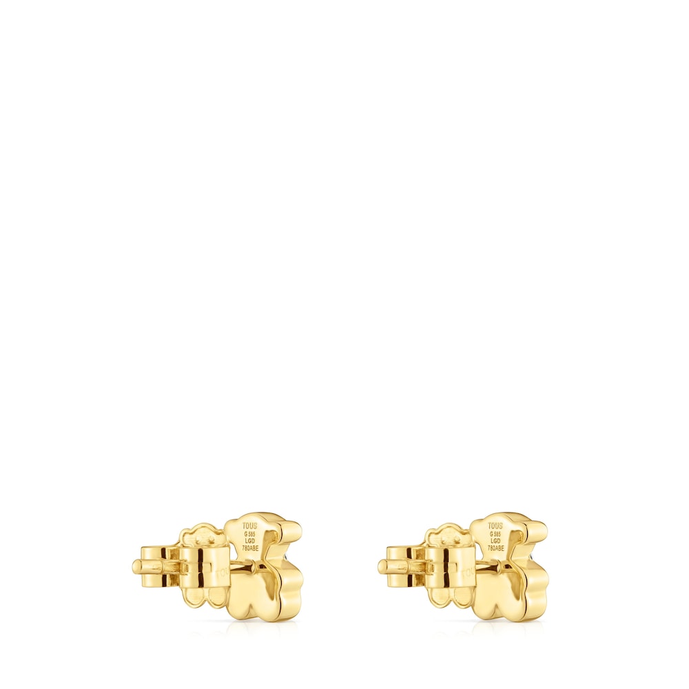 6 mm gold Bear earrings with lab-grown diamonds TOUS Lili 6 mm gold Bear earrings with lab-grown diamonds TOUS Lili