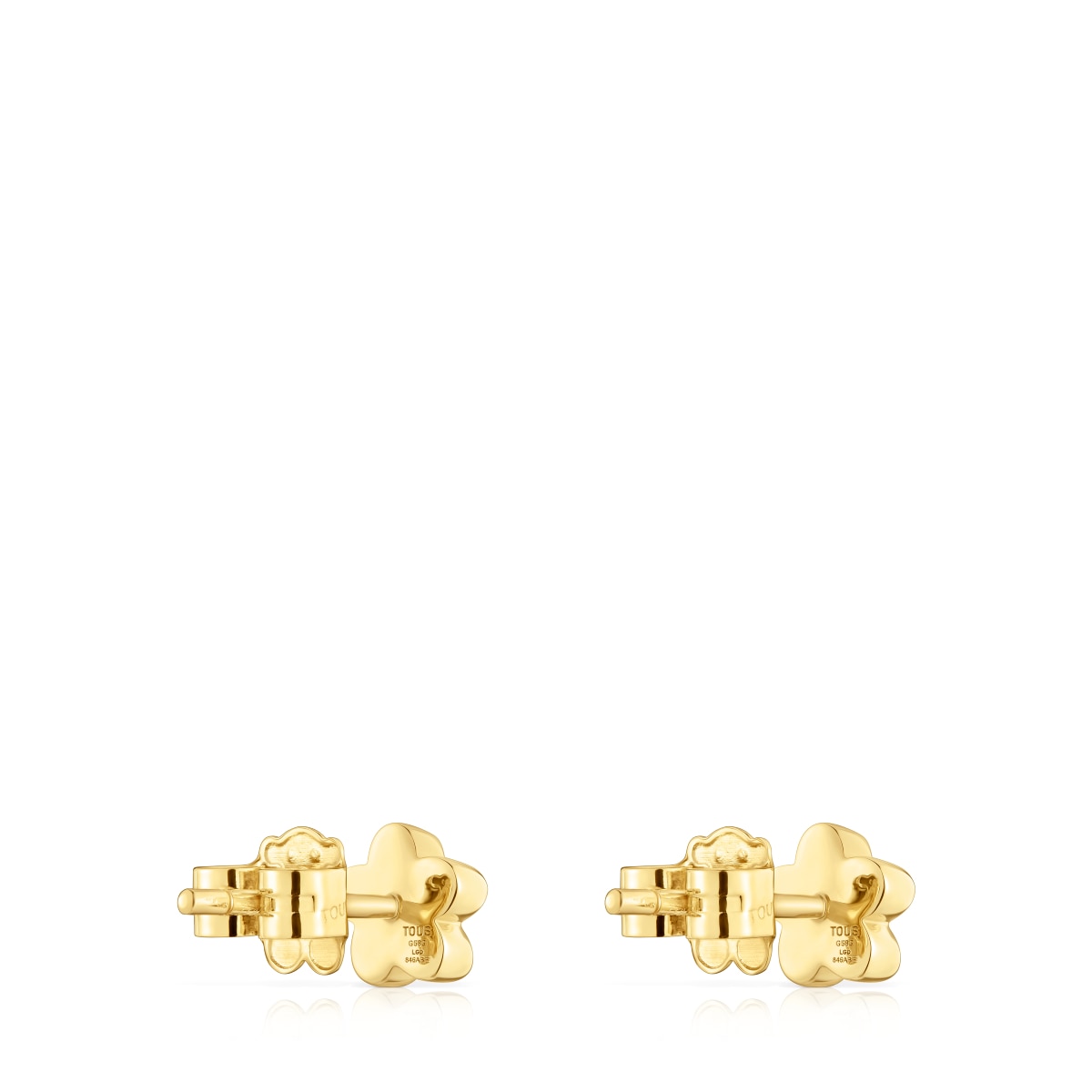 6 mm gold Flower earrings with lab-grown diamonds TOUS Lili