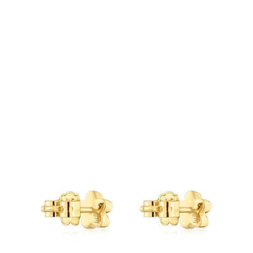 6 mm gold Flower earrings with lab-grown diamonds TOUS Lili