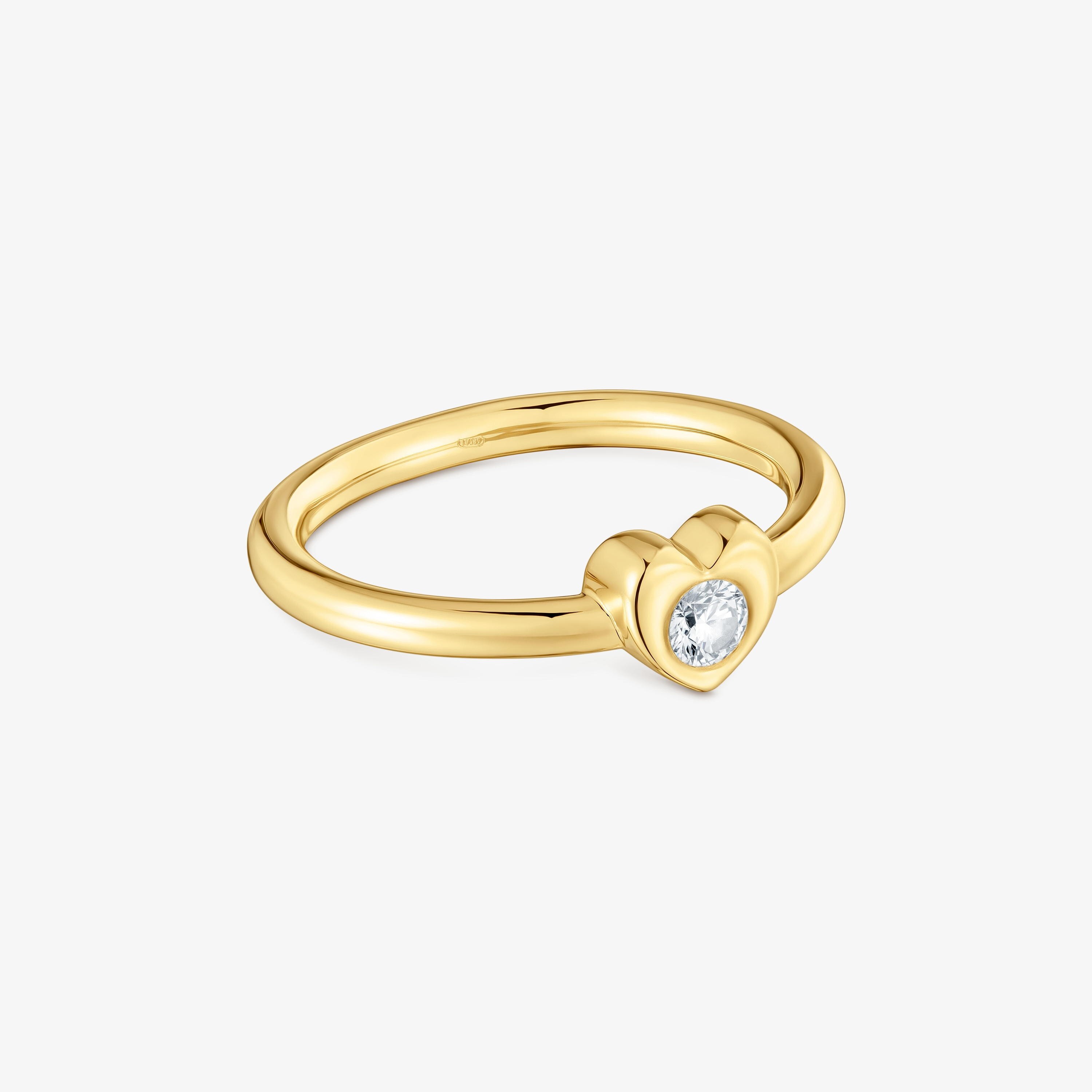 18K solid gold Ring with lab-grown diamond TOUS Lili