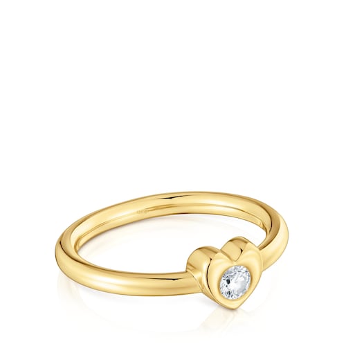 Anillo de oro con diamante creado en laboratorio TOUS Lili