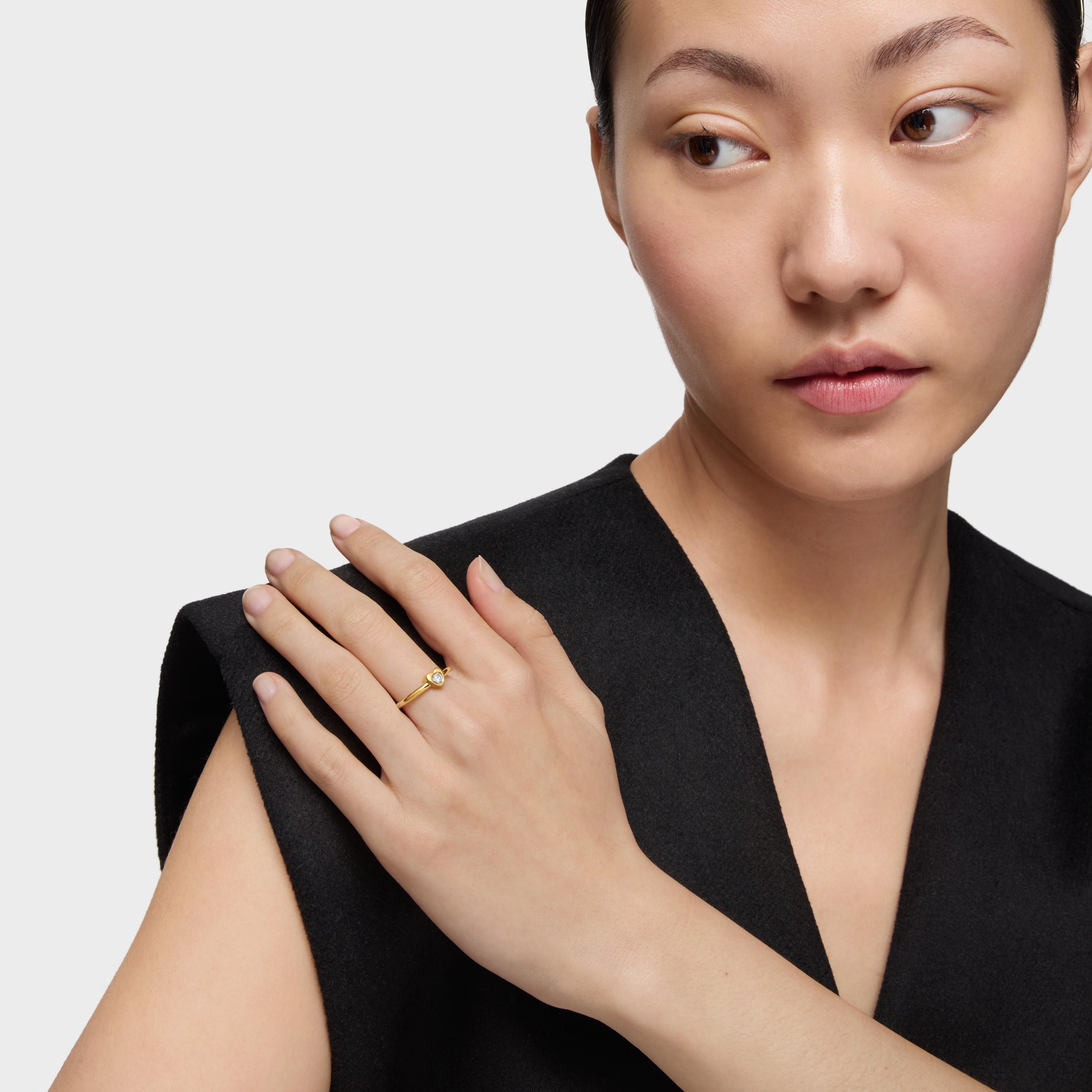 18K solid gold Ring with lab-grown diamond TOUS Lili