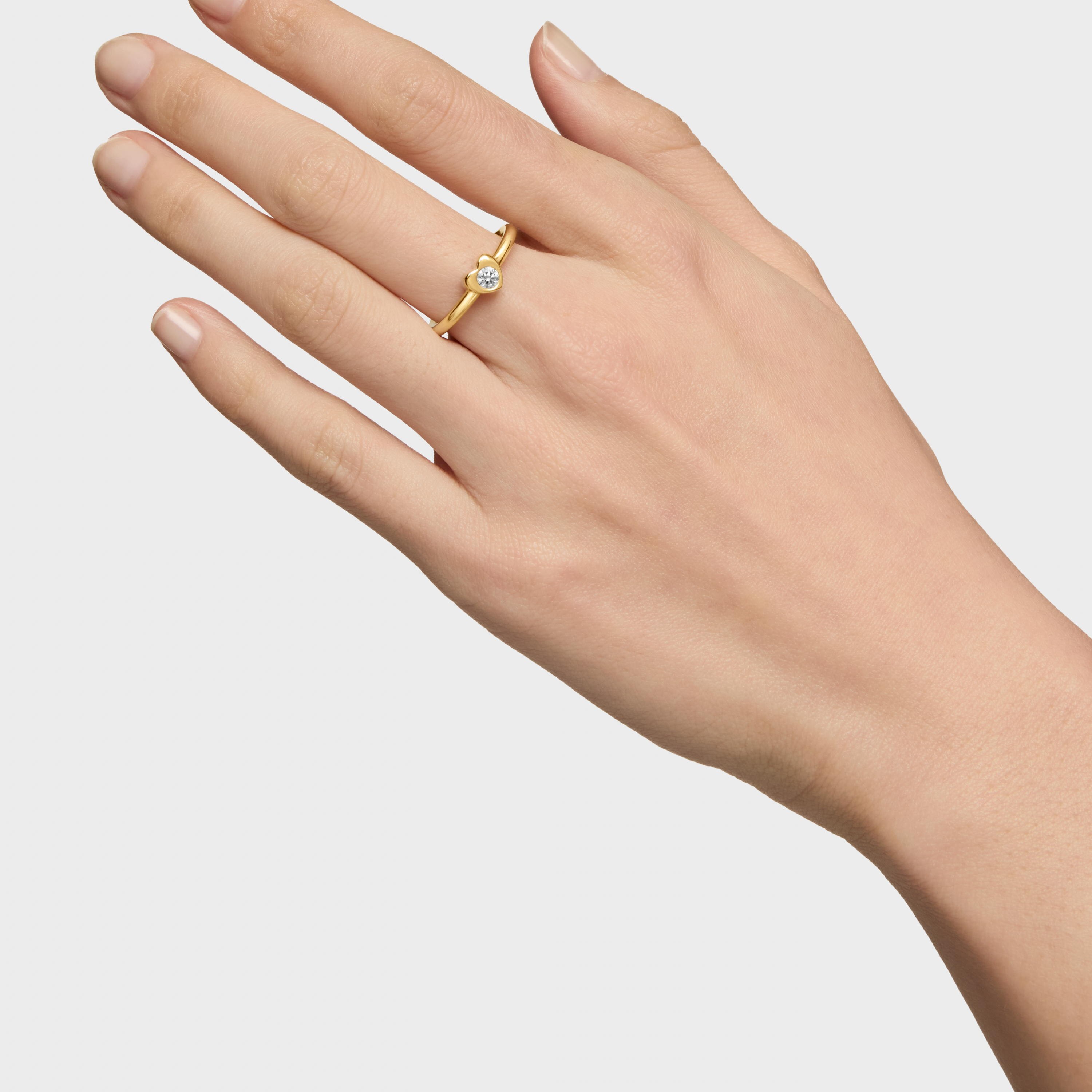 18K solid gold Ring with lab-grown diamond TOUS Lili