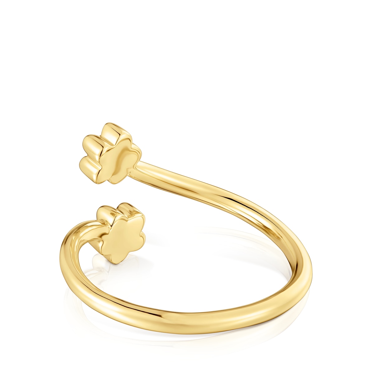 Anillo abierto de oro con diamantes creados en laboratorio TOUS Lili