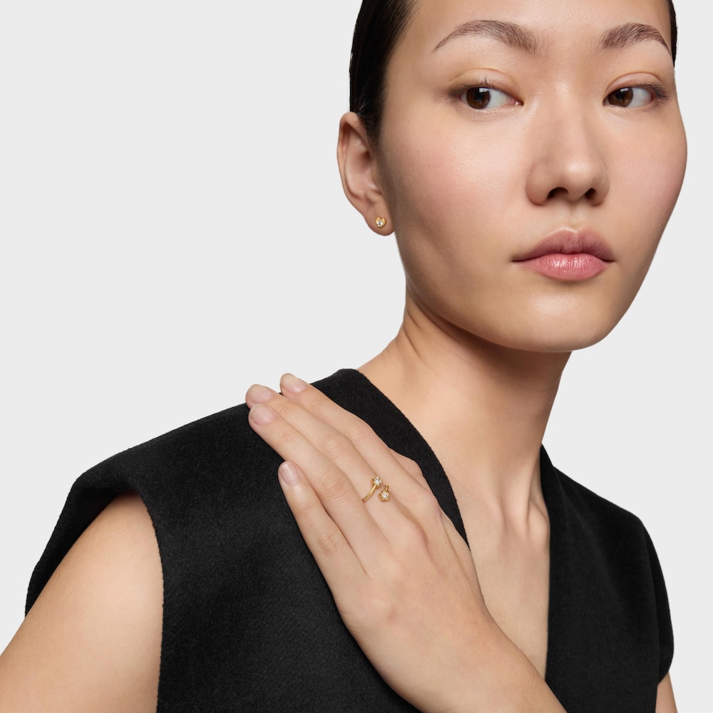 18K solid gold Open ring with lab-grown diamonds TOUS Lili