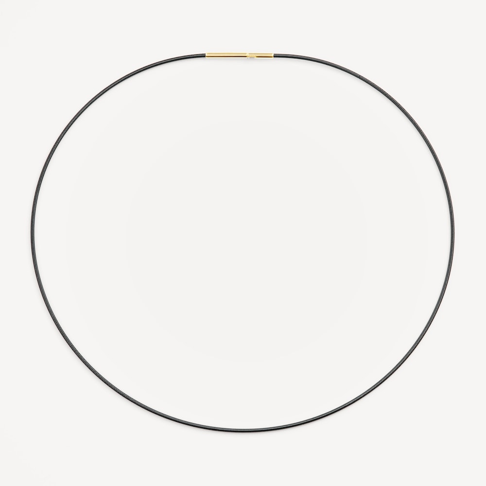 Czarny złoty naszyjnik TOUS ATELIER