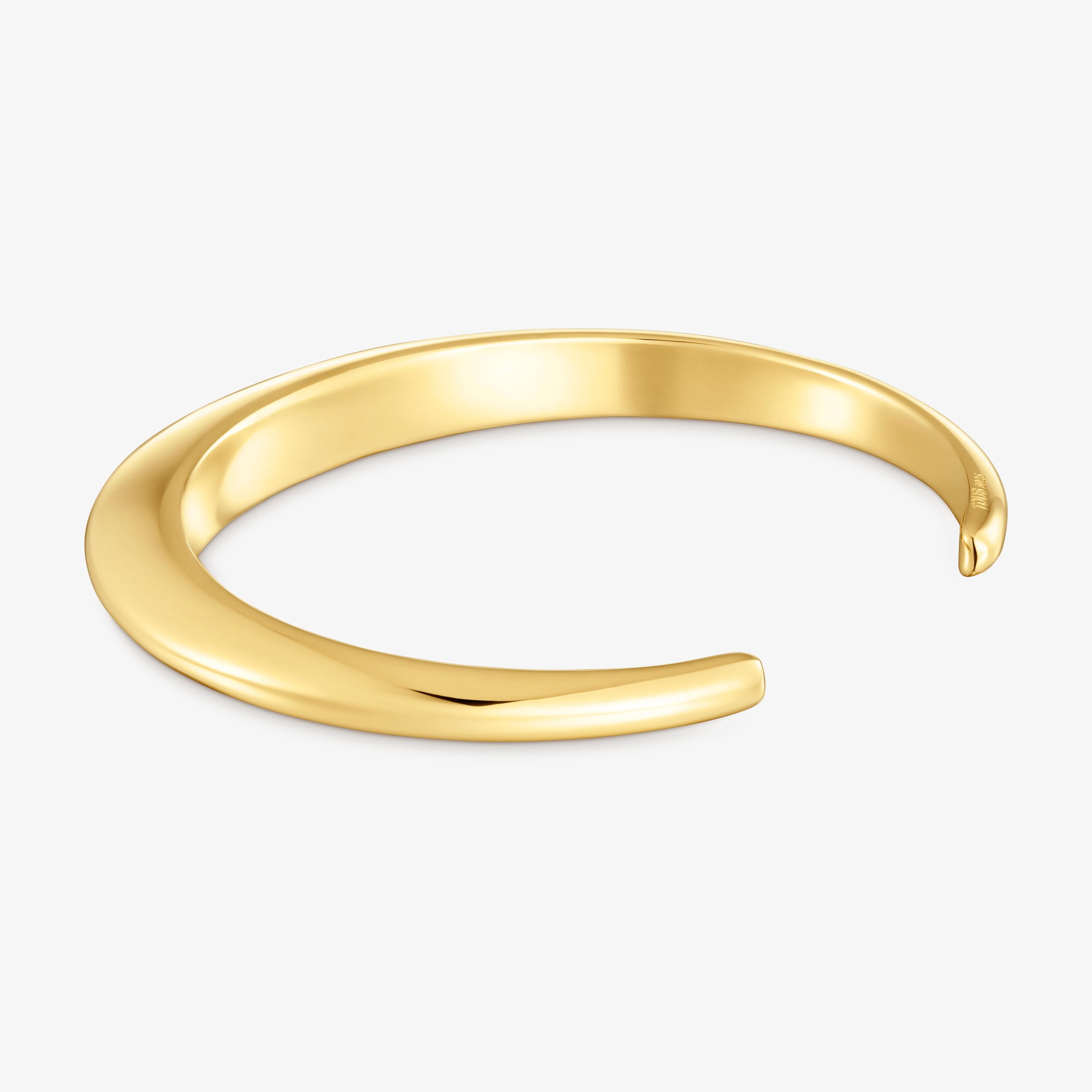 Bangle with 18K gold vermeil Warm
