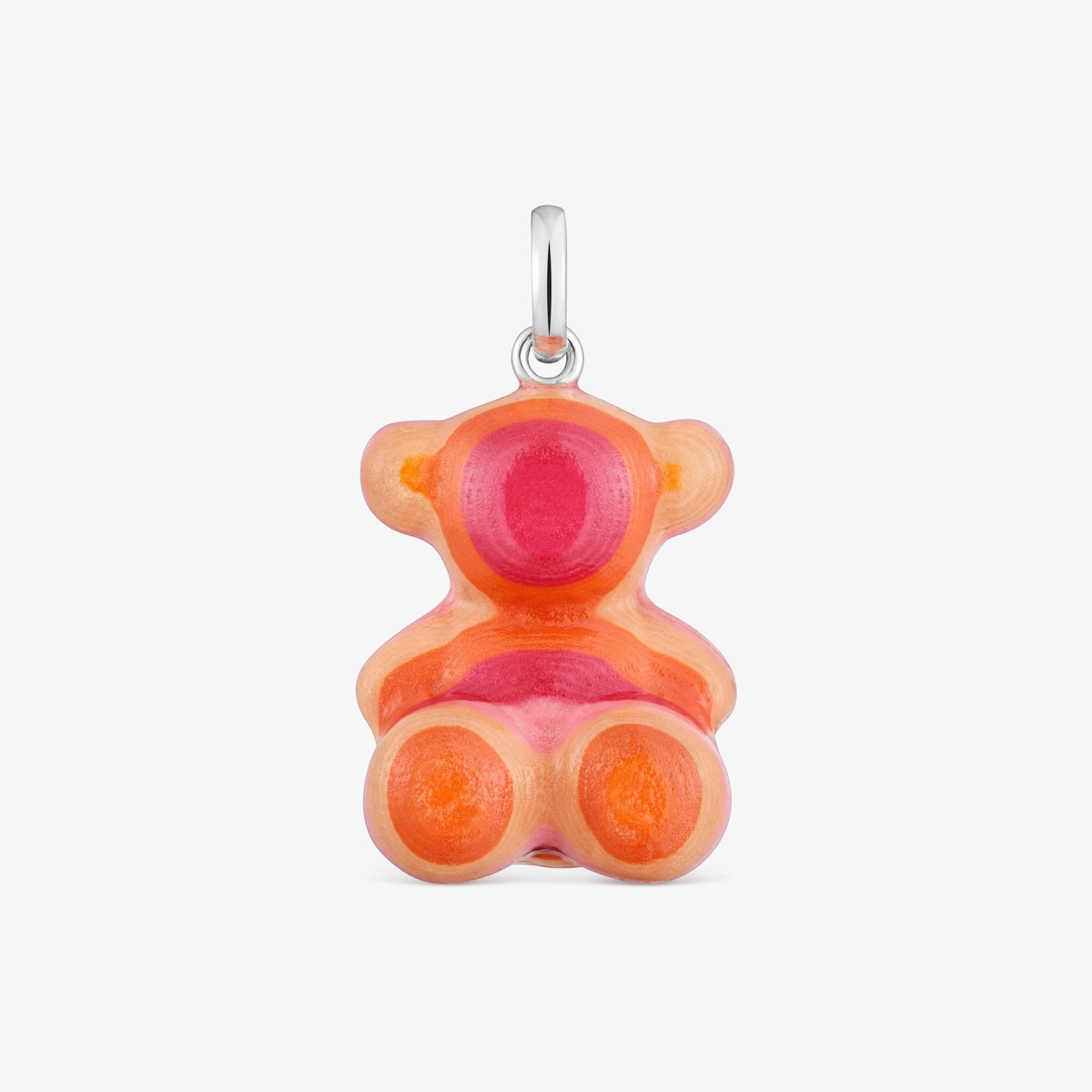 Tous - Colgante Oso De Plata Y Papel Reciclado 22 Mm Bold Bear - Multi