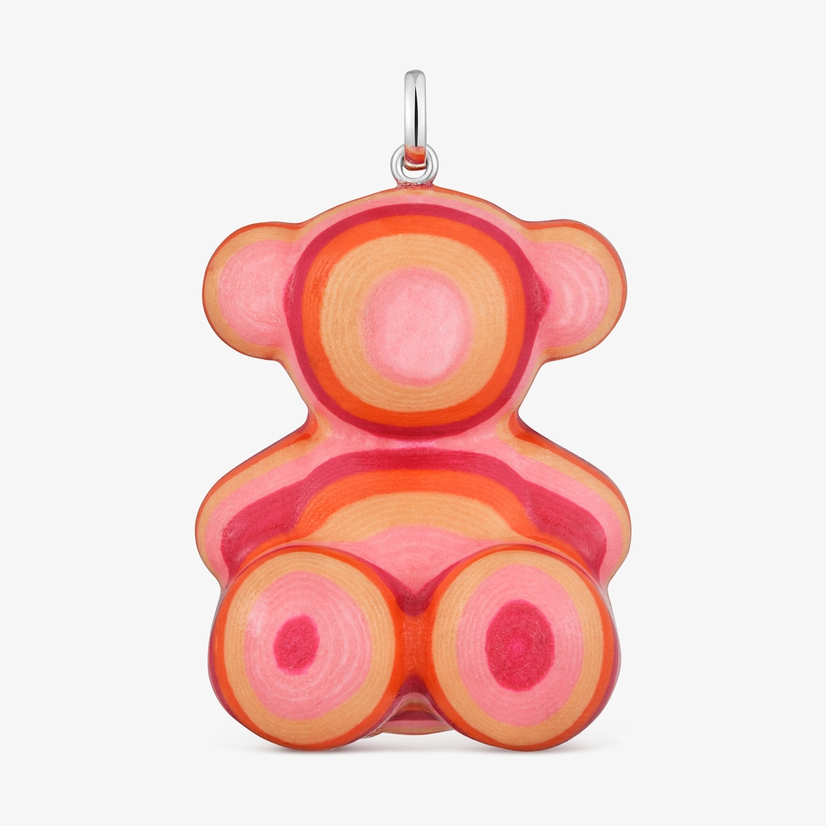 Tous - Colgante Oso De Plata Y Papel Reciclado 40 Mm Bold Bear - Multi