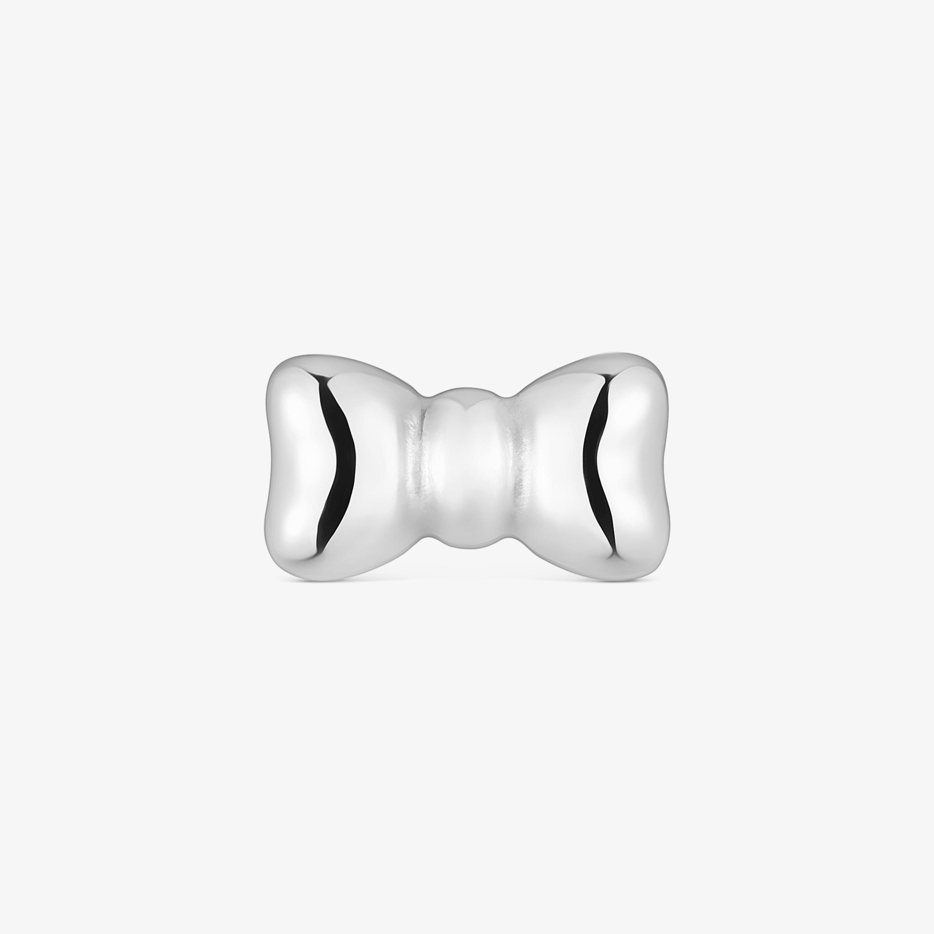 Steel bow Ear piercing TOUS Ribbon