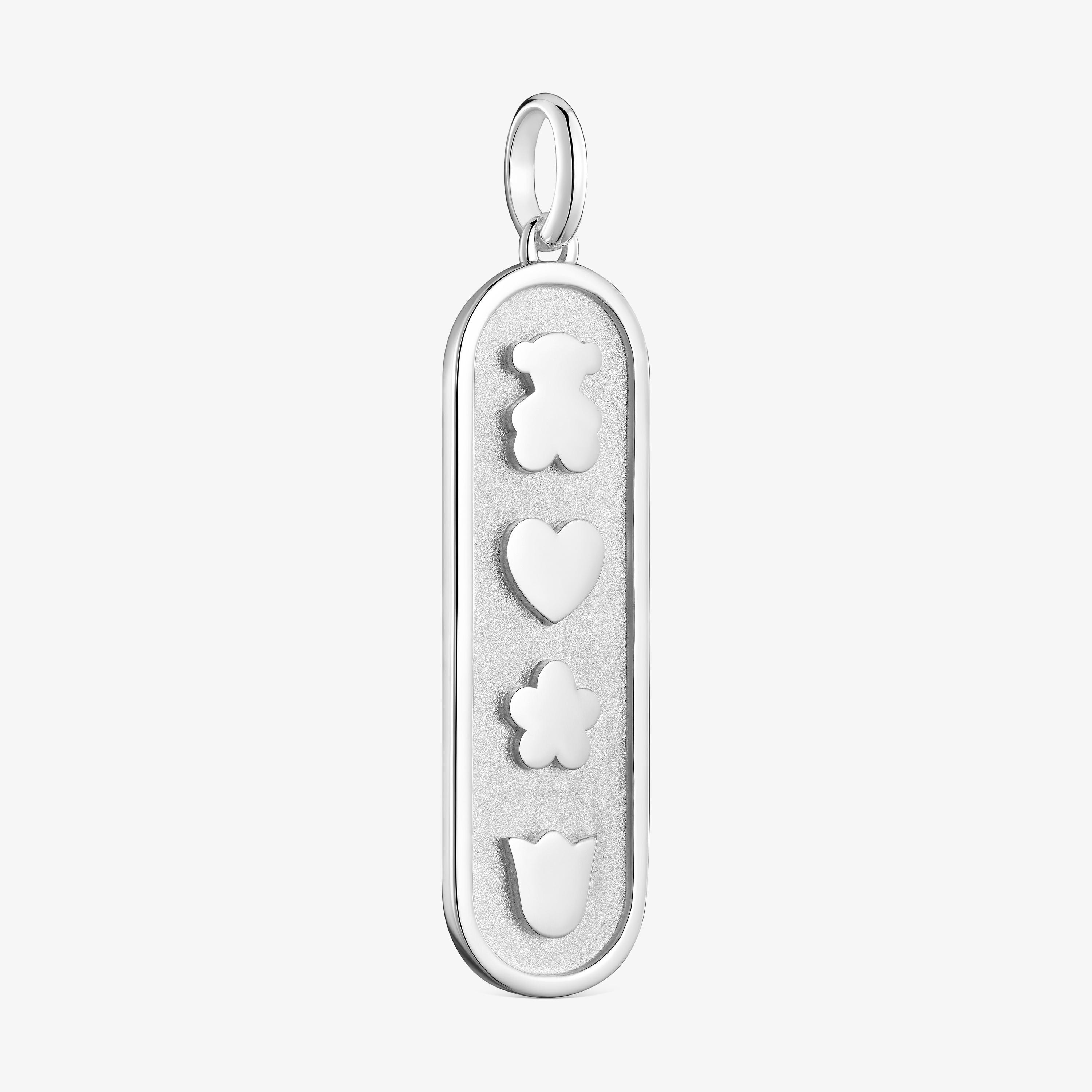 Silver pendant with motifs Medallions
