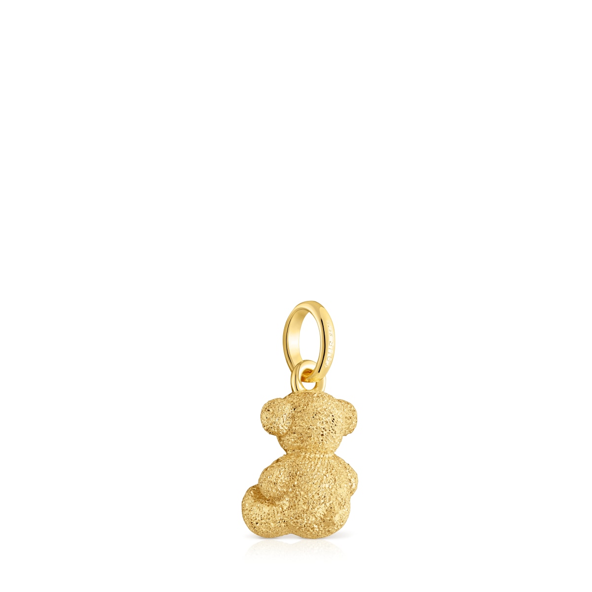 Colgante oso con baño de oro 18 kt sobre plata diamantada Bold Bear