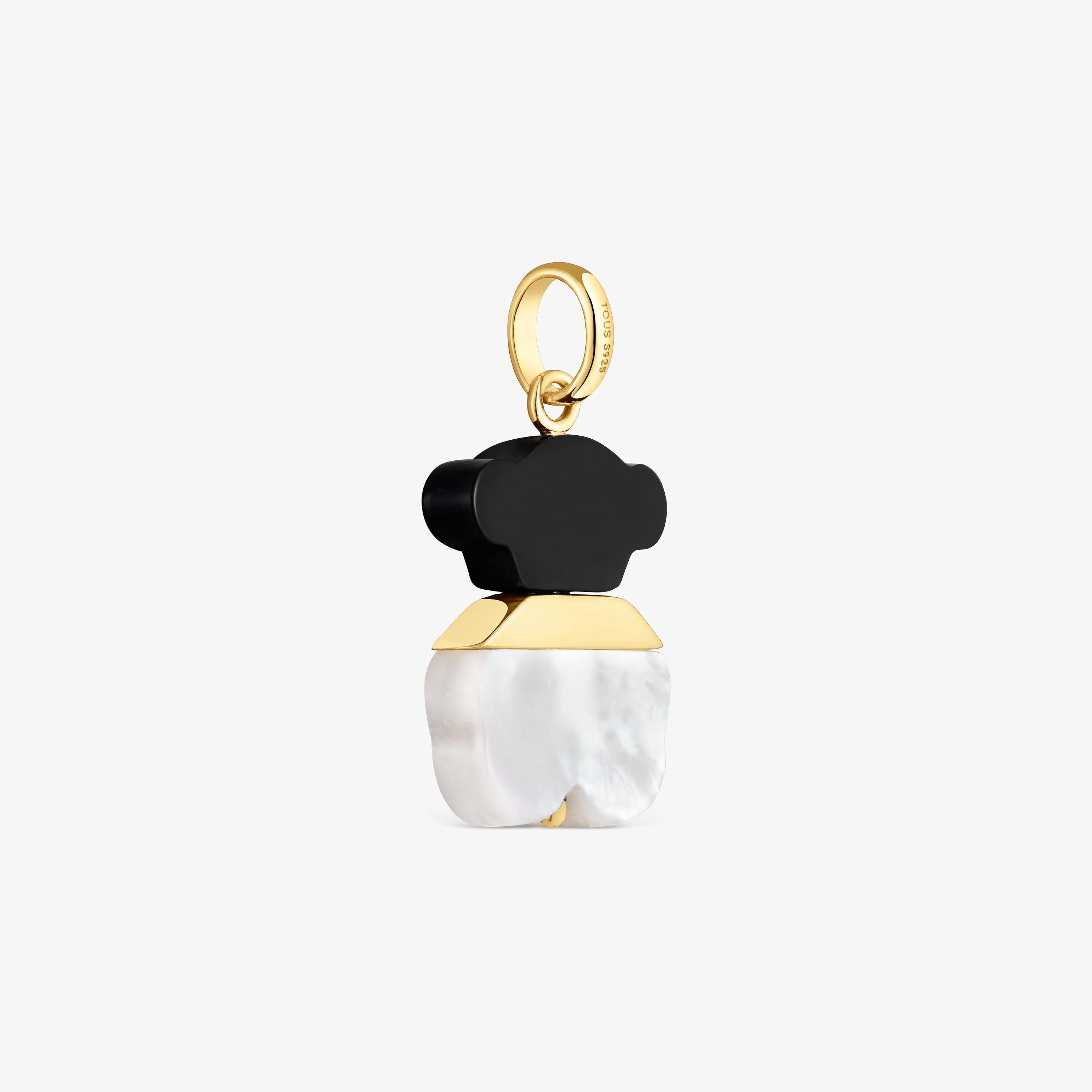 mm Pendant with 18K gold vermeil