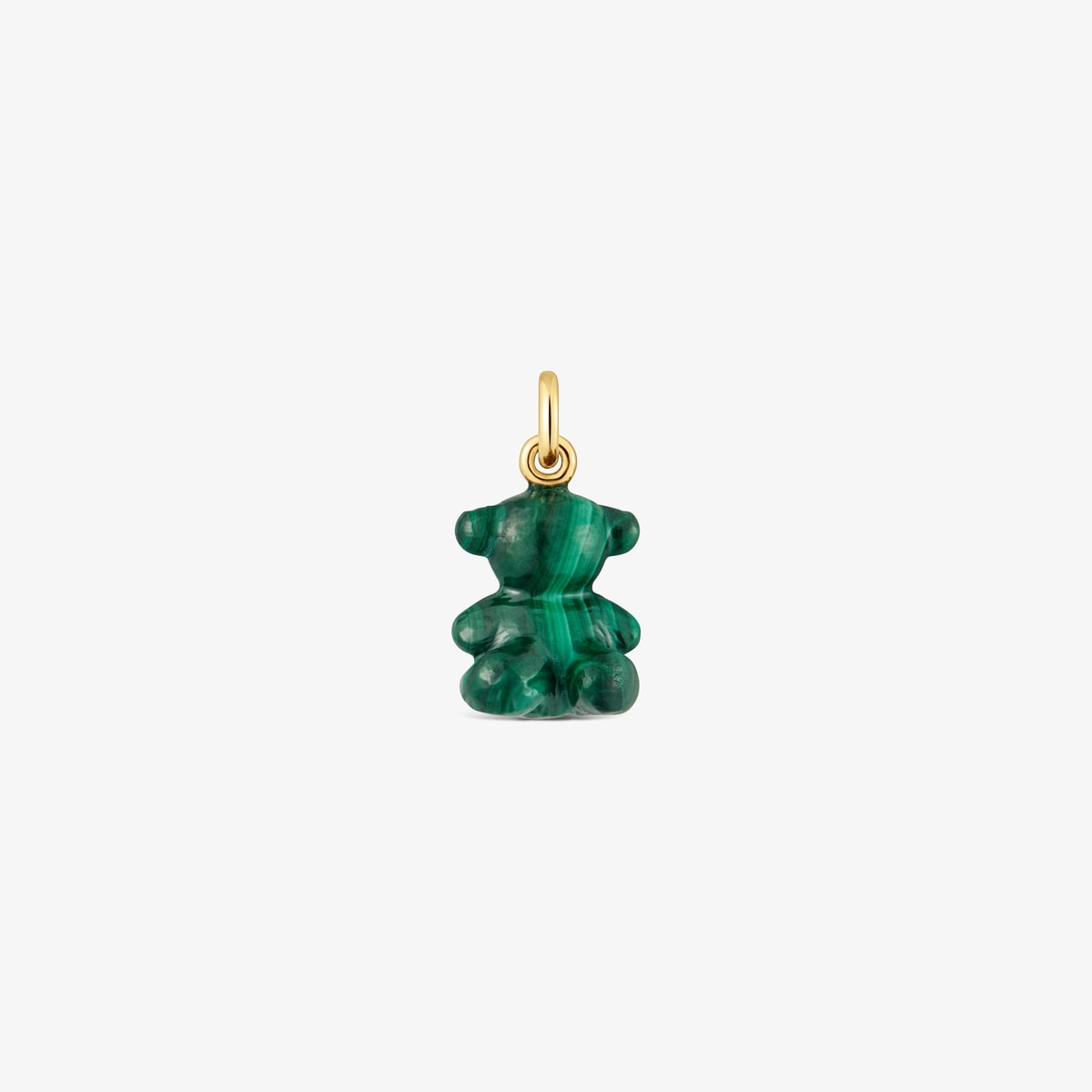 Tous - Colgante Oso Pequeño Con Malaquita Y Oro 14 Kt Bold Bear - Verde