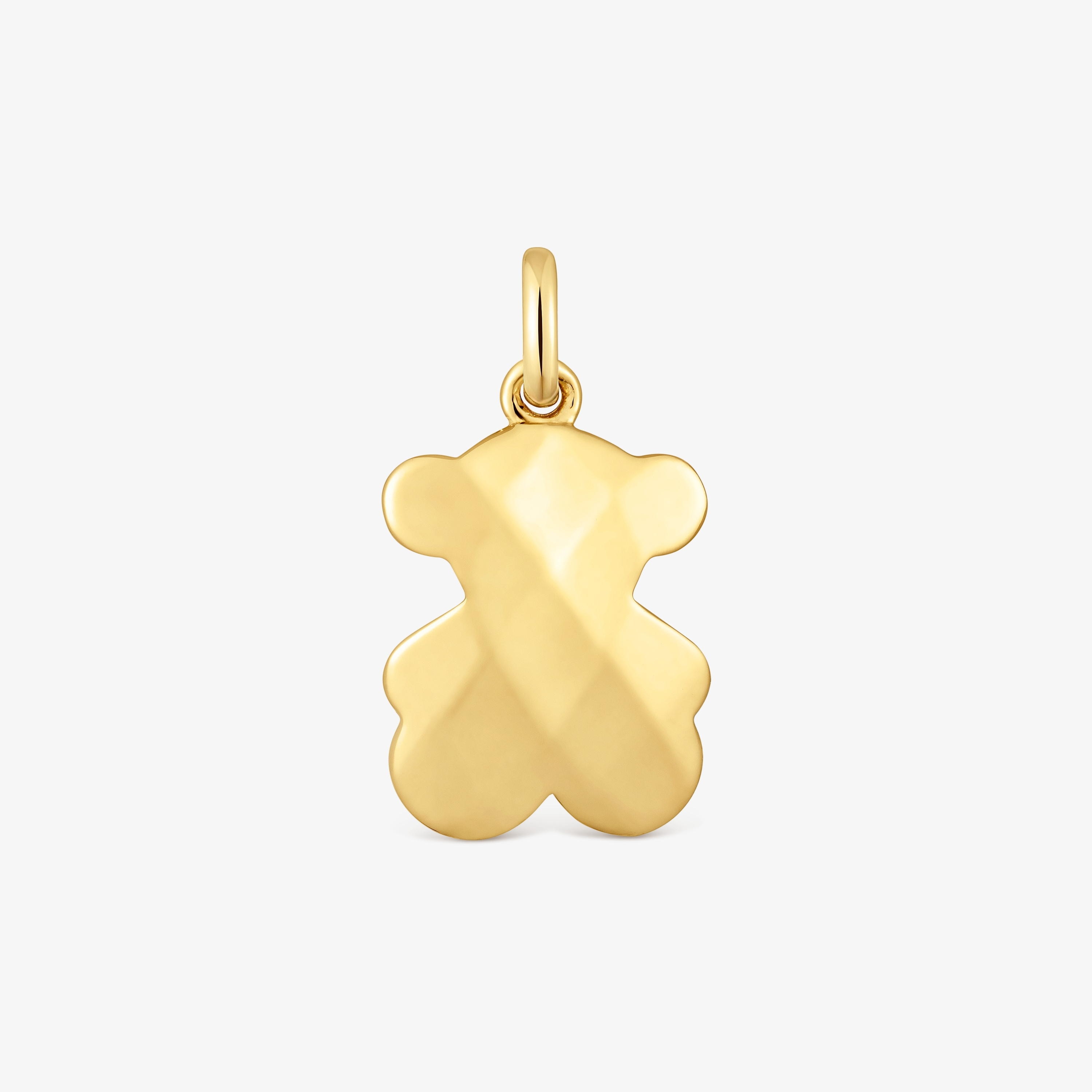 Bear Pendant with 18K gold vermeil Icon Metal