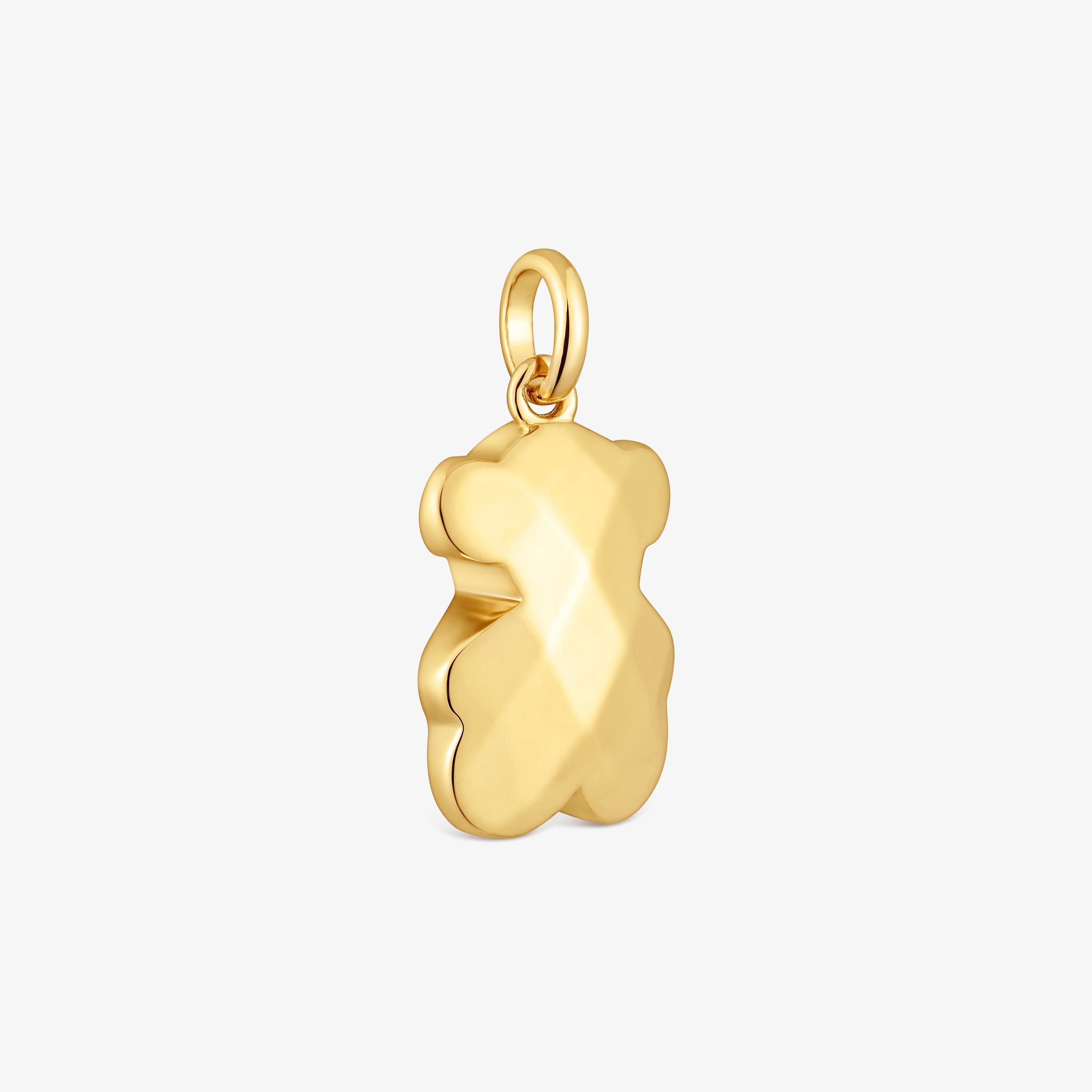 Bear Pendant with 18K gold vermeil Icon Metal