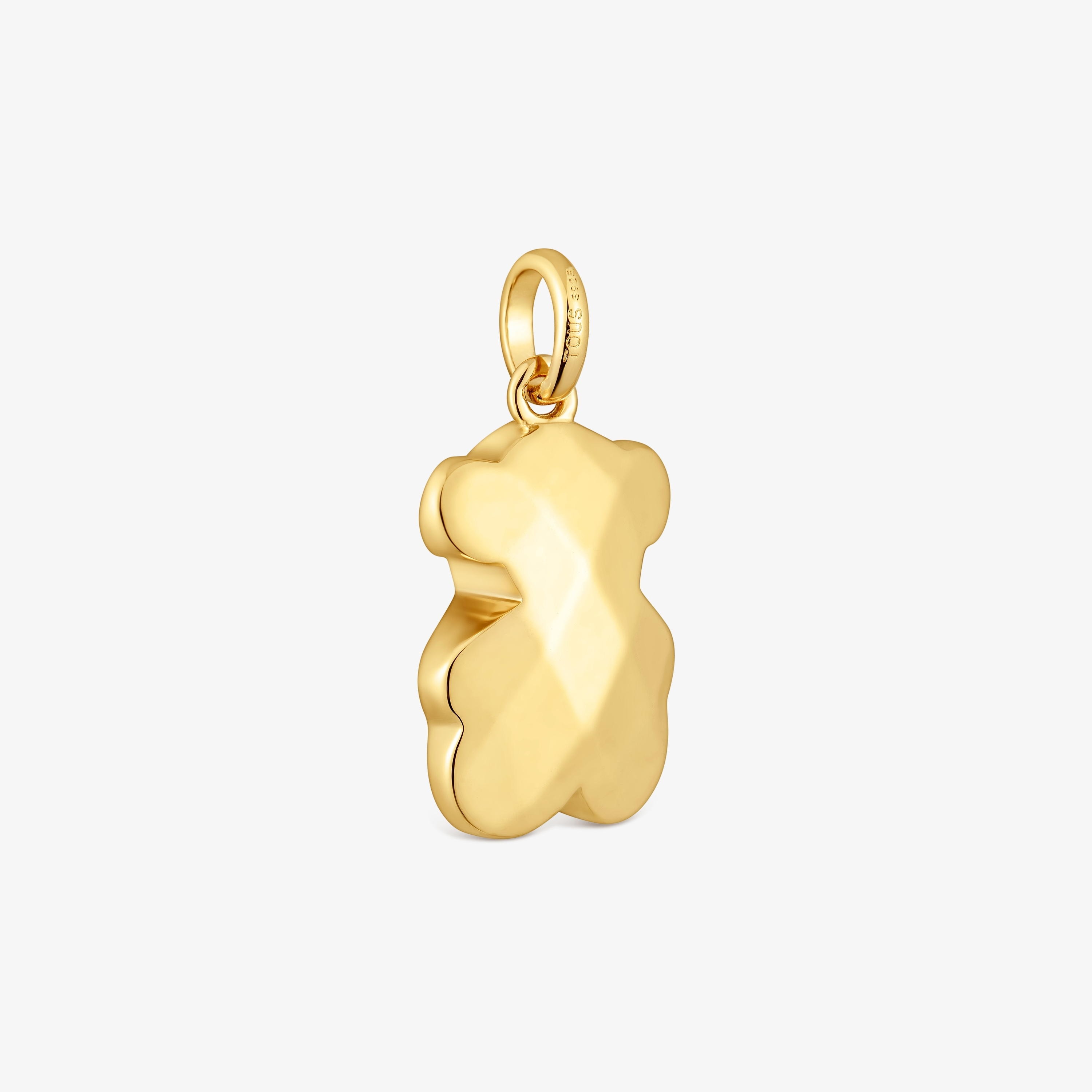 Bear Pendant with 18K gold vermeil Icon Metal