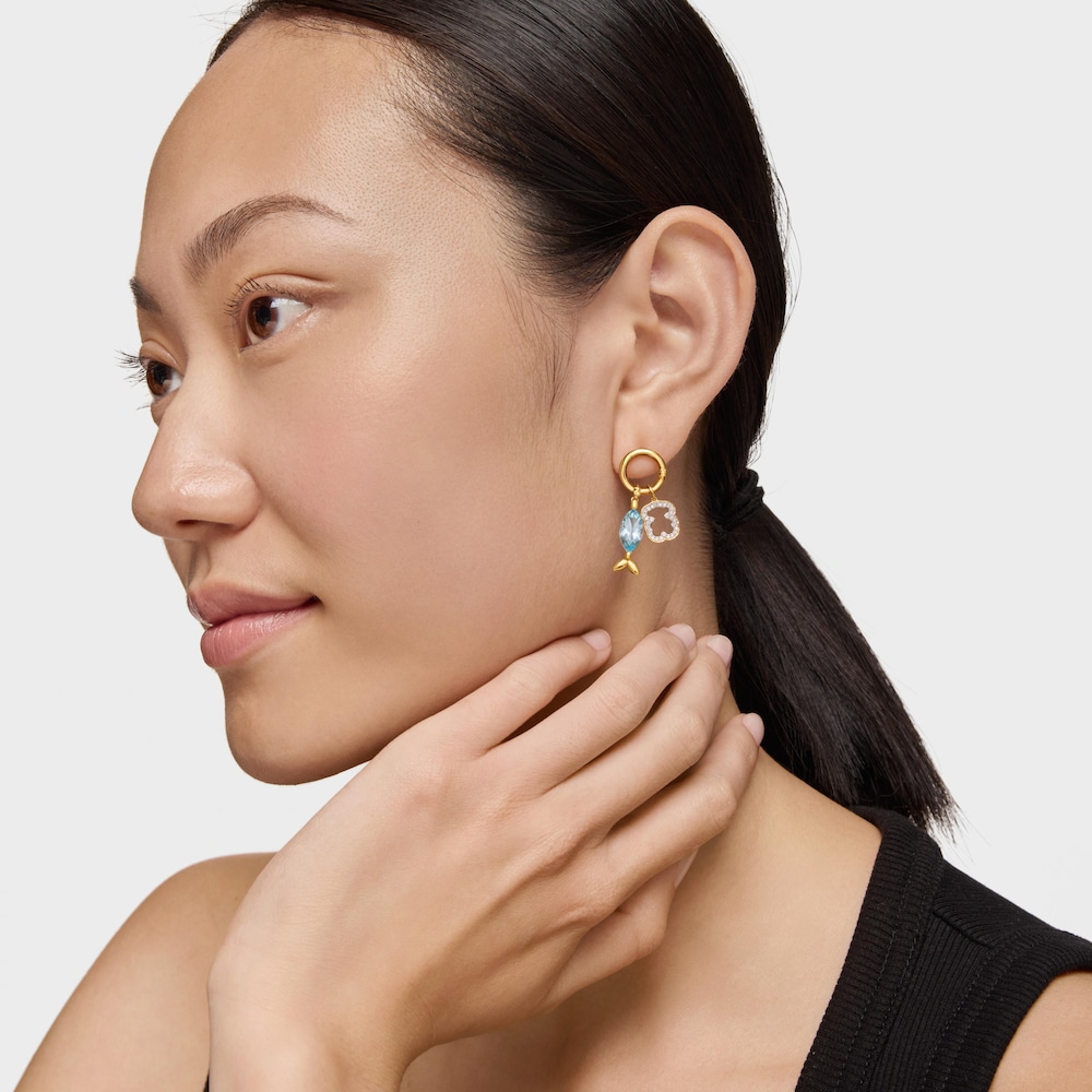 Colgante de oro de 14&nbsp;kt y topacio Medallions