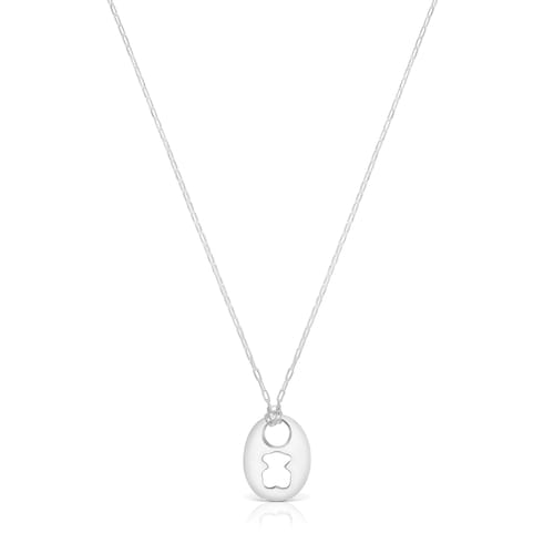 Collar de plata Calabrote Oso