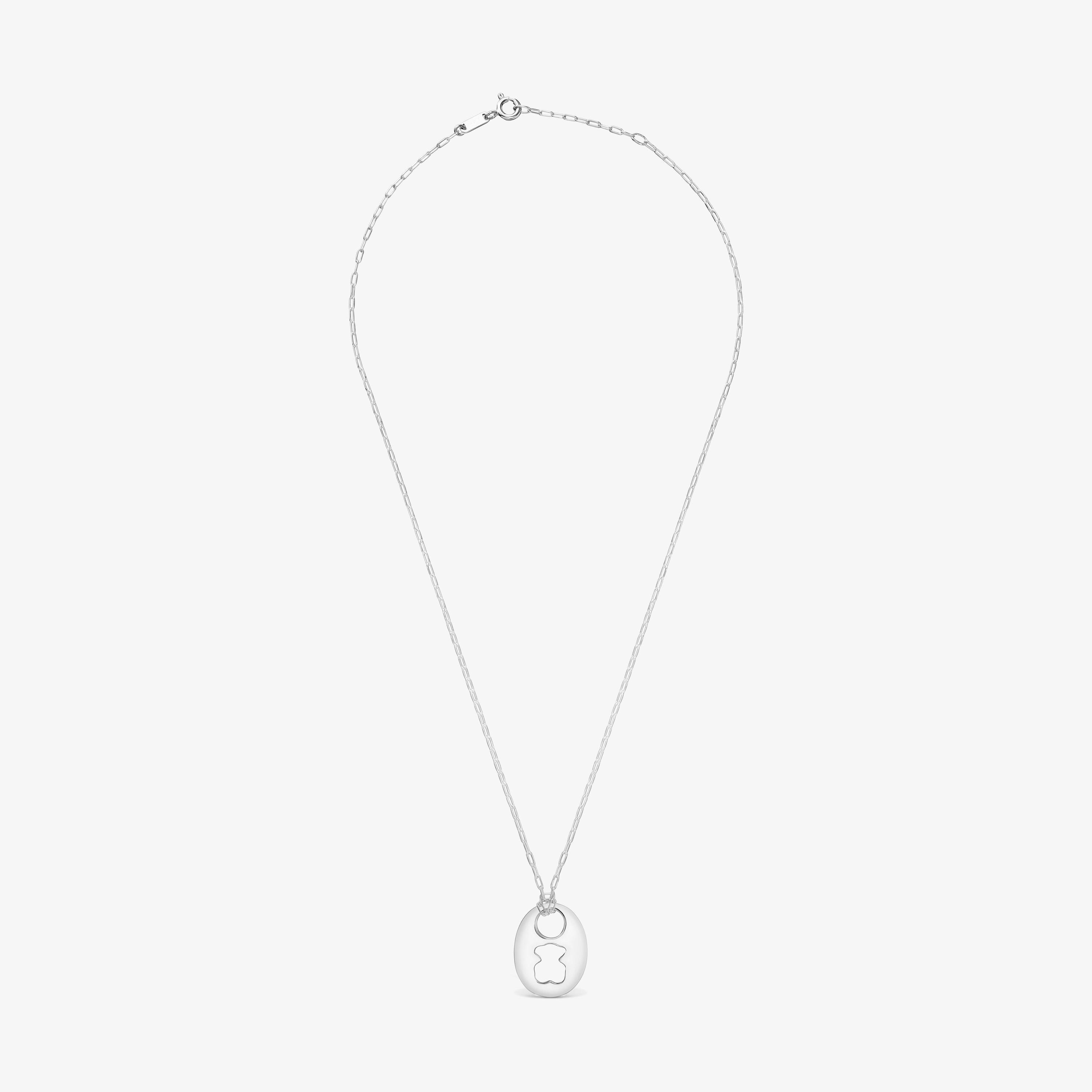 Silver Necklace Calabrote Bear