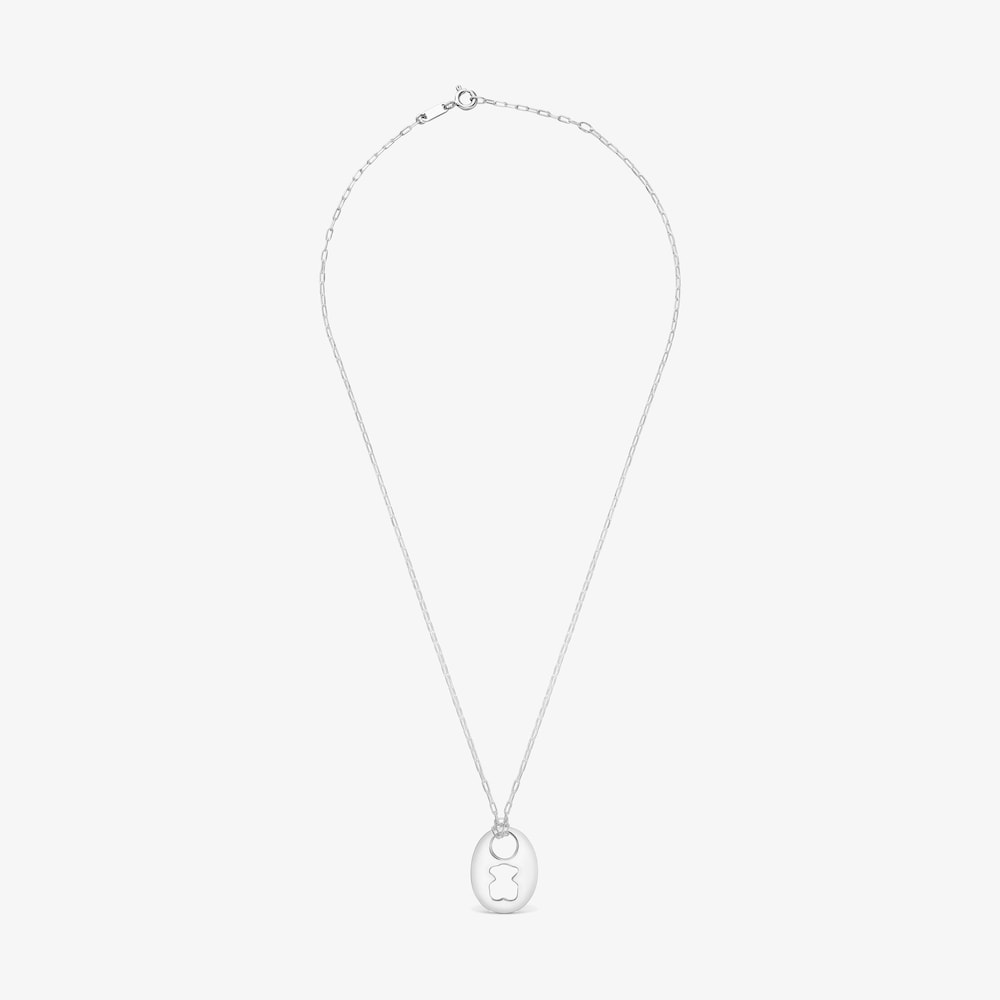 Collar de plata Calabrote Oso