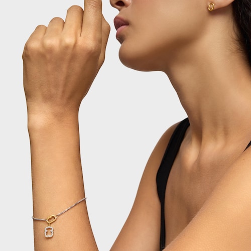 Colgante oso de oro de 14 kt y diamantes Medallions