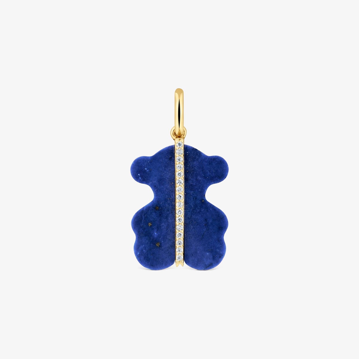 Tous - Colgante Oso Con Diamantes, Lapislázuli Y Oro 14 Kt Sweet Dolls - Azul