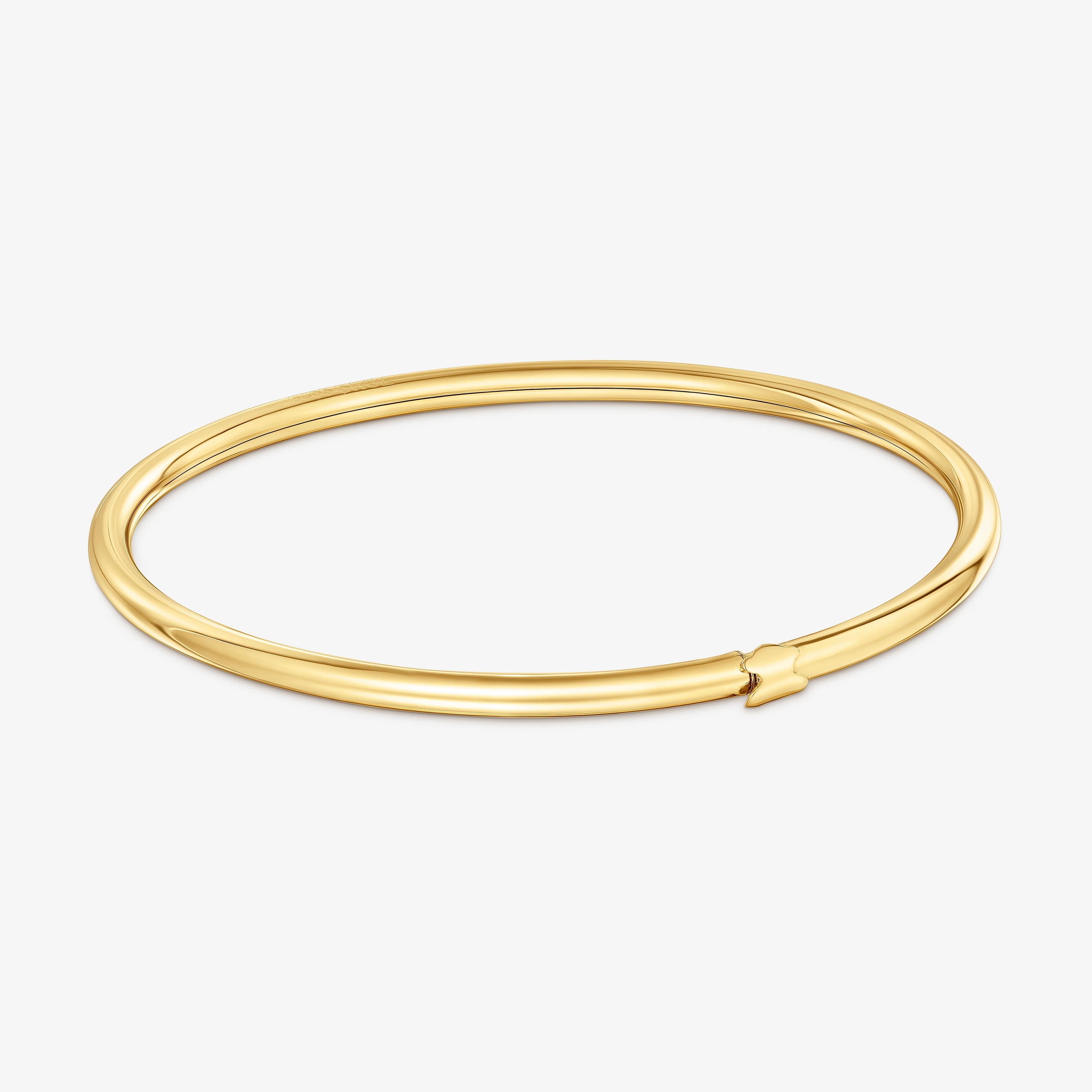 Bangle with 18K gold vermeil Hold