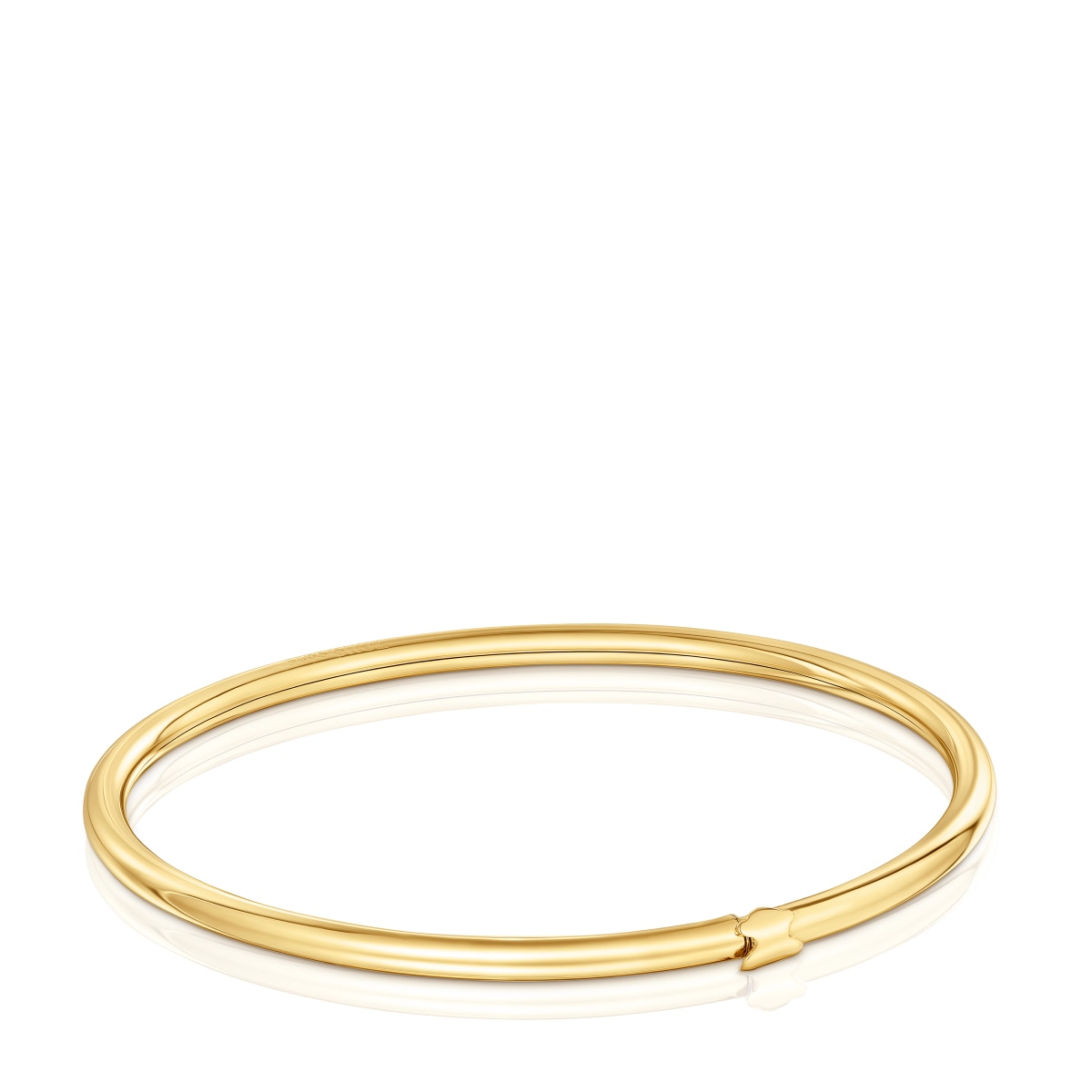 Tous - Pulsera Esclava Con Baño De Oro De 18 Kt Sobre Plata Hold - Dorado