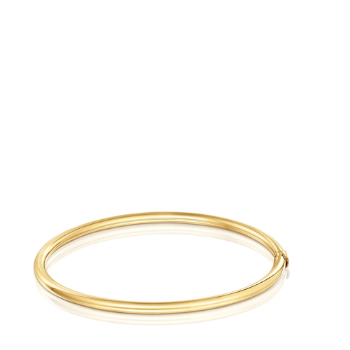 Pulsera esclava con baño de oro de 18 kt sobre plata Hold