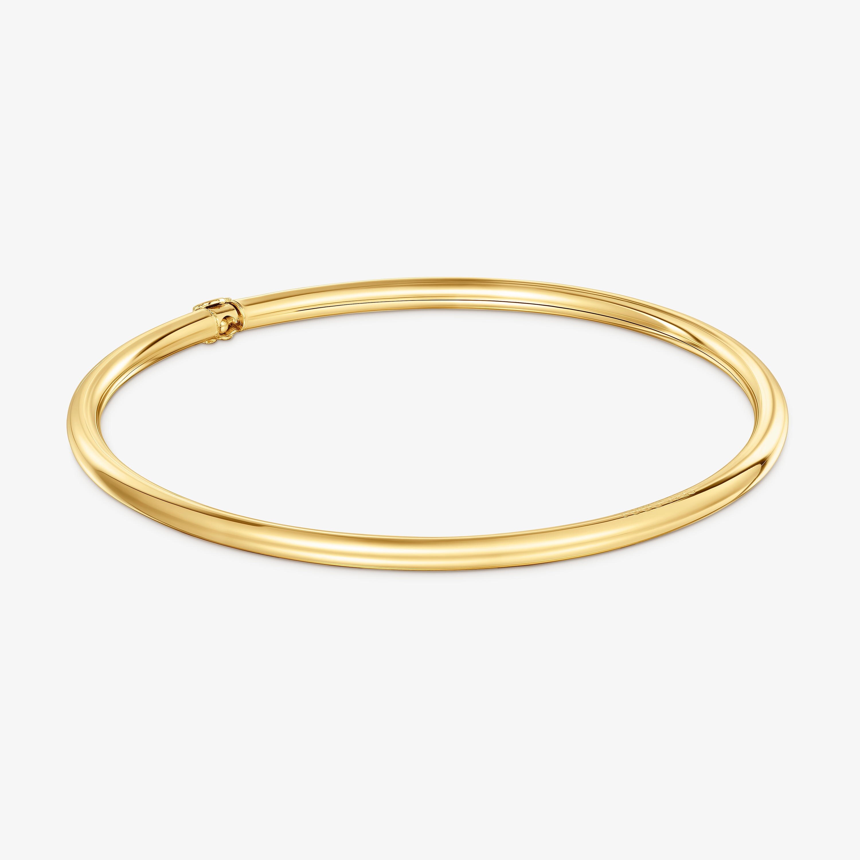 Bangle with 18K gold vermeil Hold