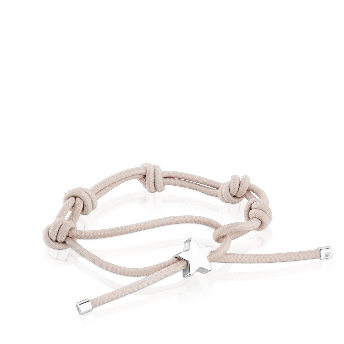 Tous - Pulsera Elástica Gris Y Estrella De Plata Sweet Dolls - Plateado
