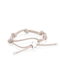 Gray elastic Bracelet and silver star Sweet Dolls