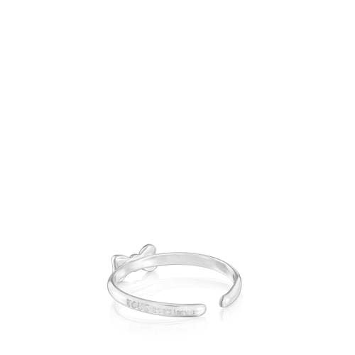Claws ring de plata motivo lazo TOUS Ribbon