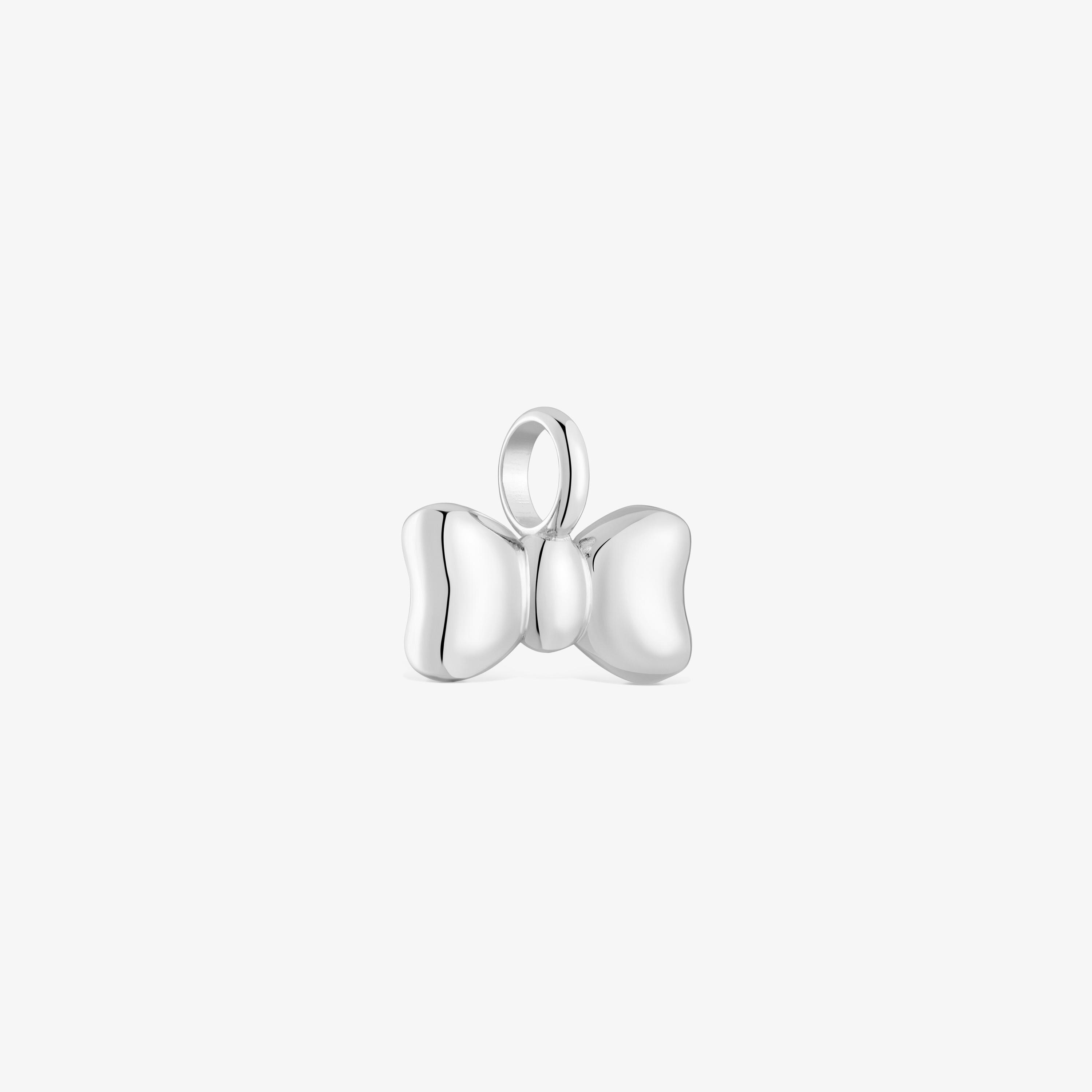 15 mm silver ring bow Pendant TOUS Ribbon