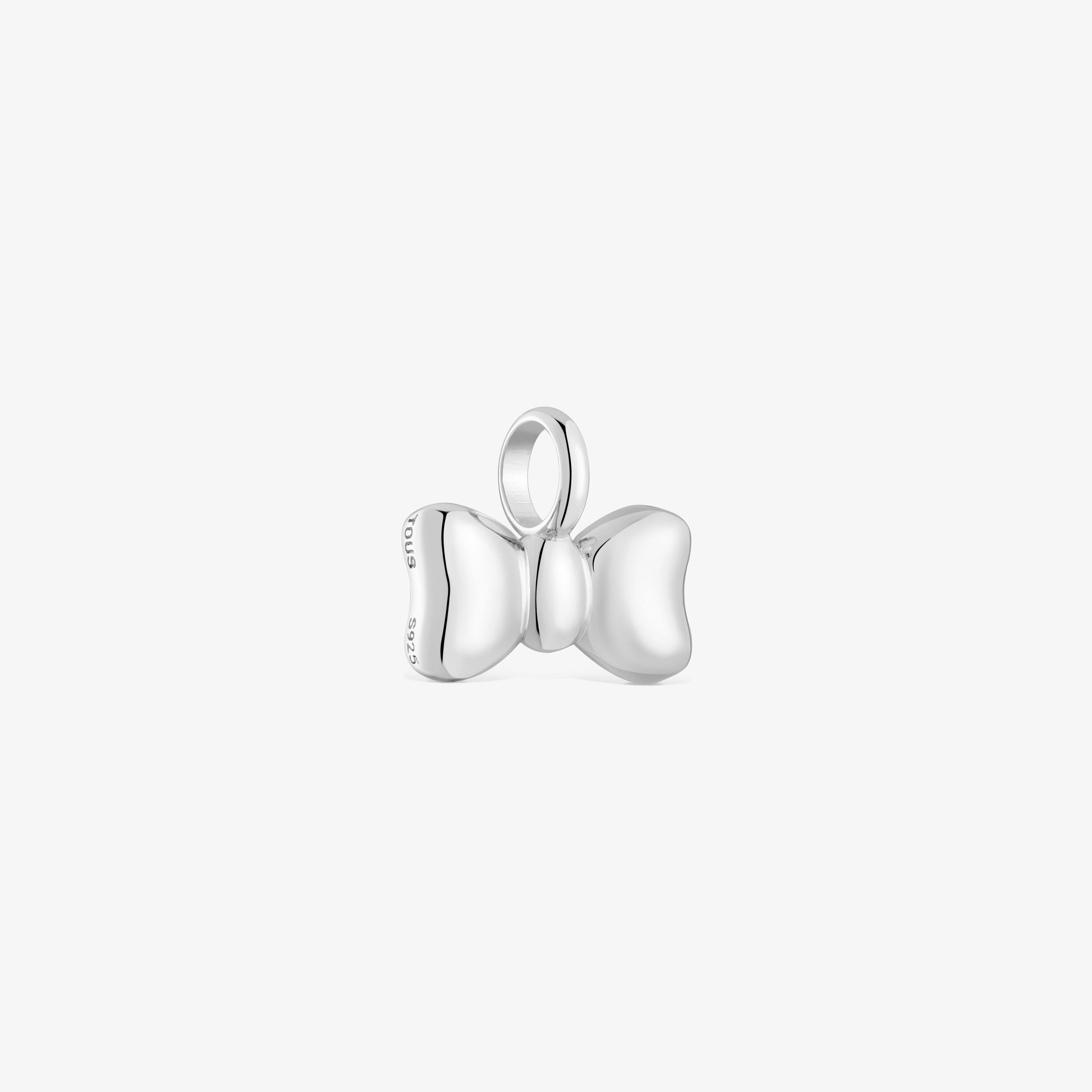 15 mm silver ring bow Pendant TOUS Ribbon