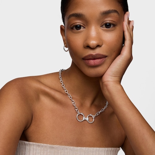 Colgante lazo de plata 15 mm TOUS Ribbon